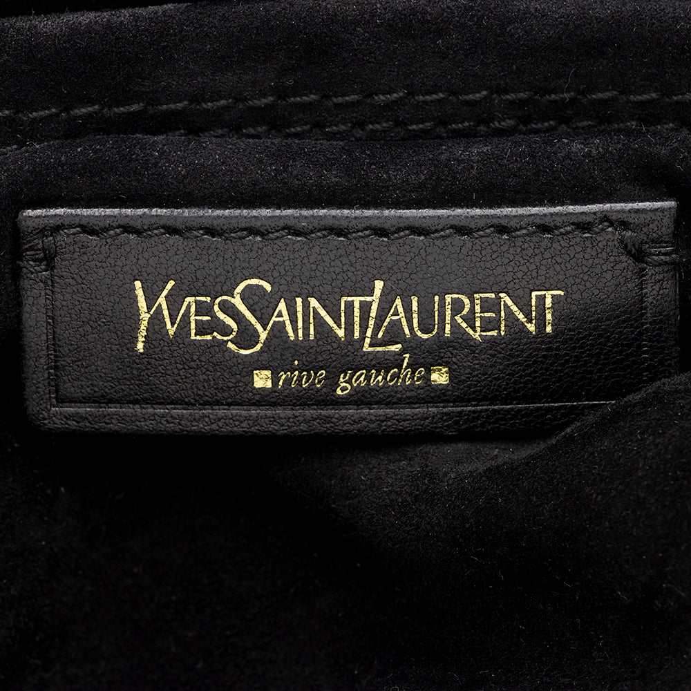 Saint Laurent Leather Muse Two Medium Satchel (SHF-19501)