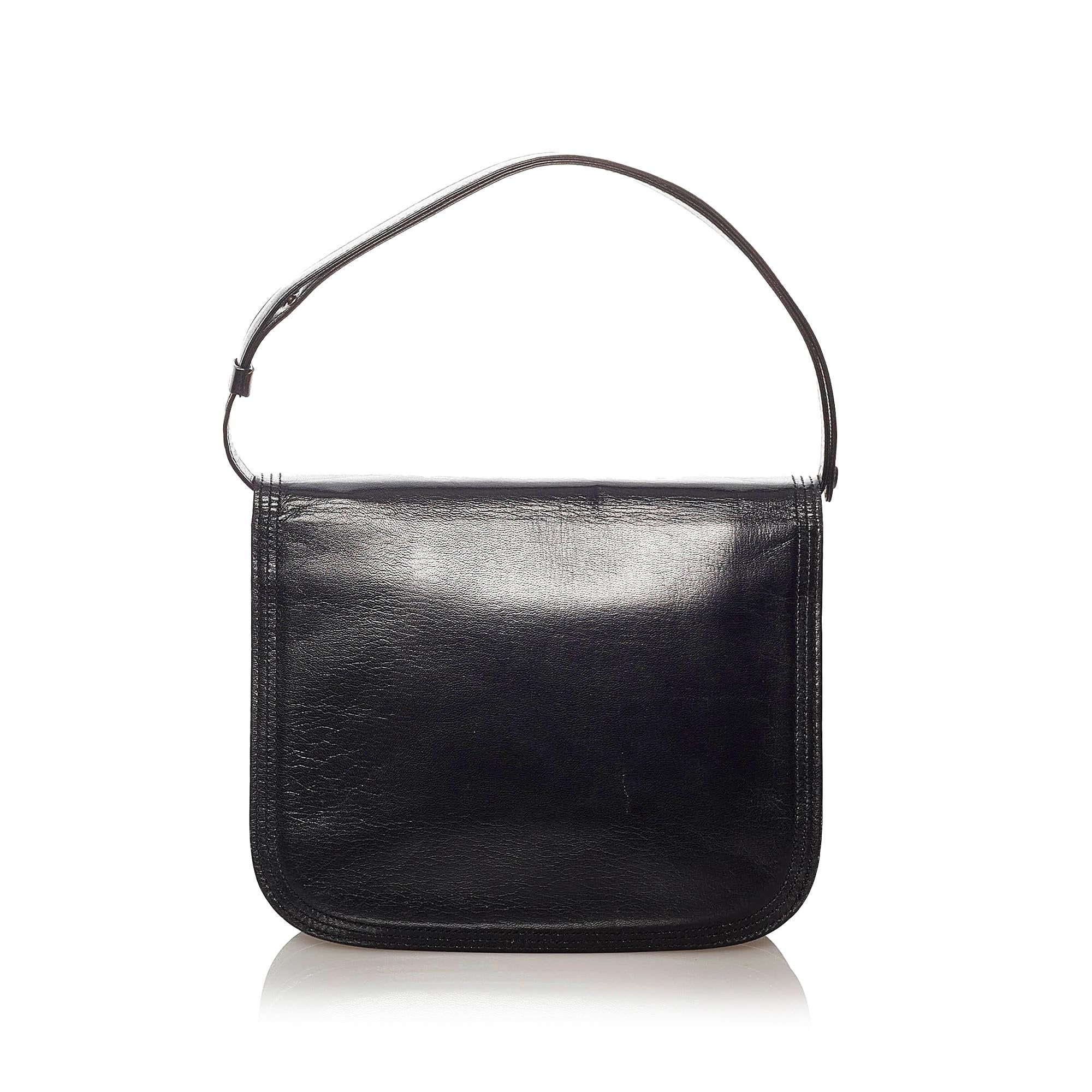 Saint Laurent Leather Shoulder Bag (SHG-27793)