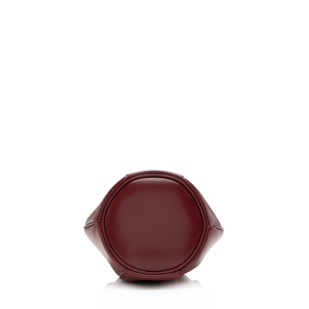 Saint Laurent Leather Small Talitha Bucket Bag - FINAL SALE (SHF-16532)