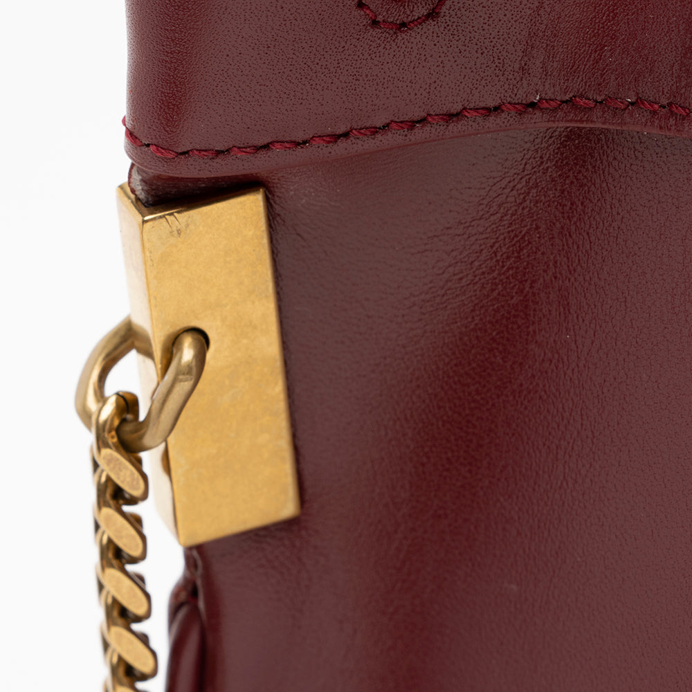 Saint Laurent Leather Small Talitha Bucket Bag - FINAL SALE (SHF-16532)