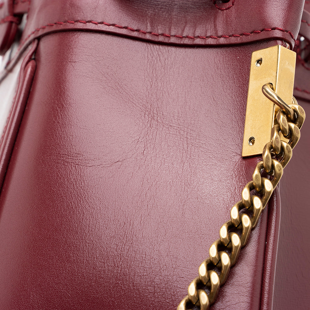 Saint Laurent Leather Talitha Small Bucket Bag (SHF-15132)