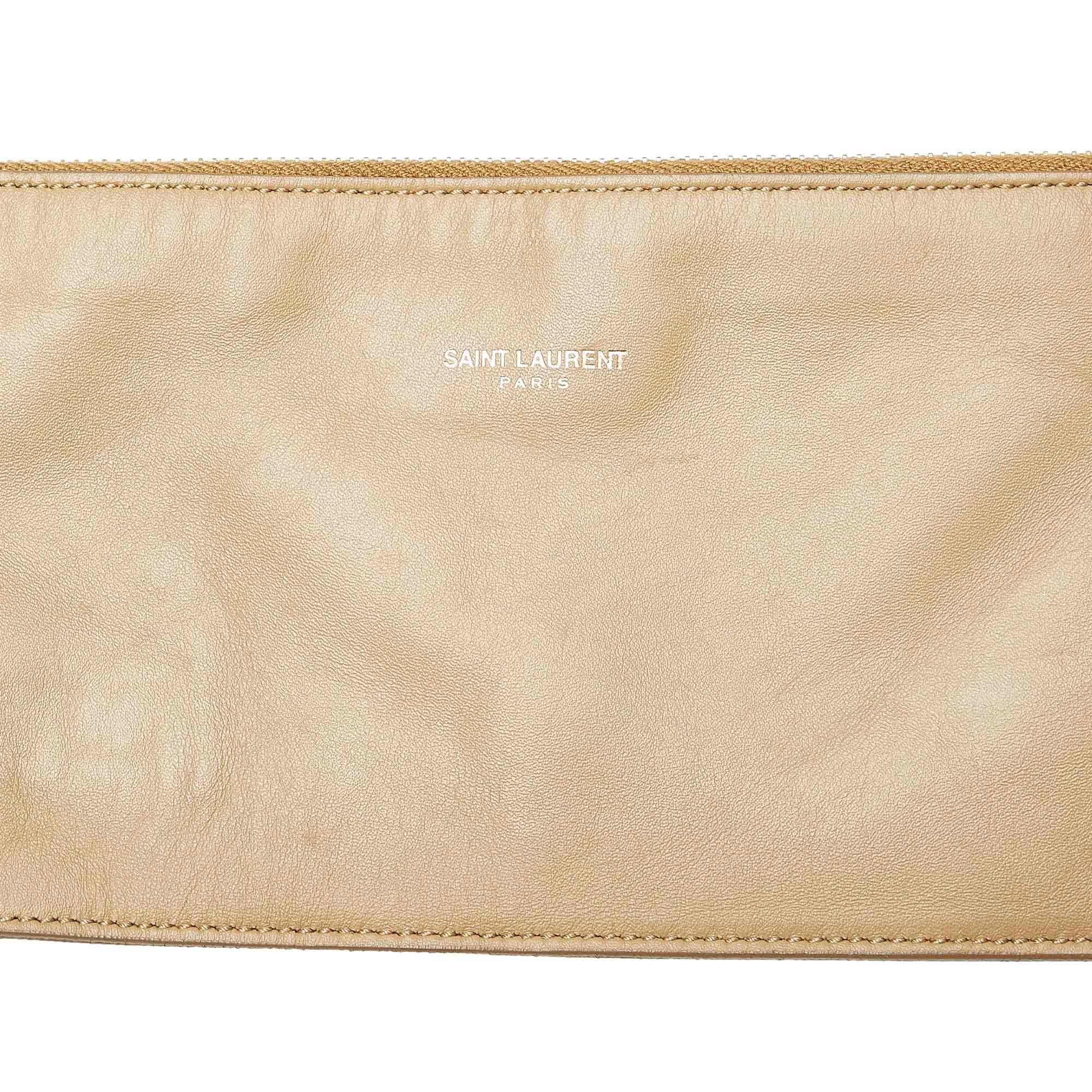 Saint Laurent Leather Tote Bag (SHG-31511)