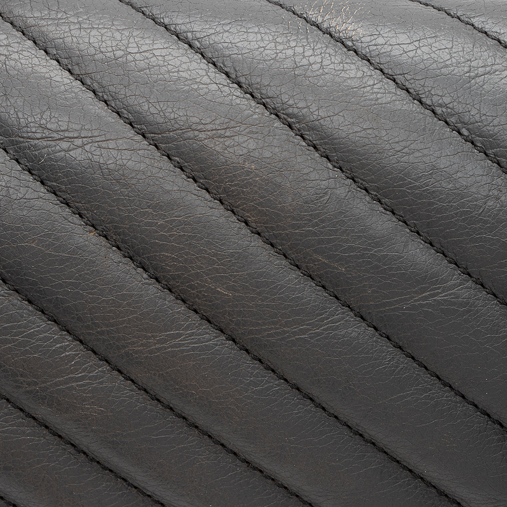 Saint Laurent Matelasse Calfskin Classic Monogram College Large Shoulder Bag (SHF-19141)