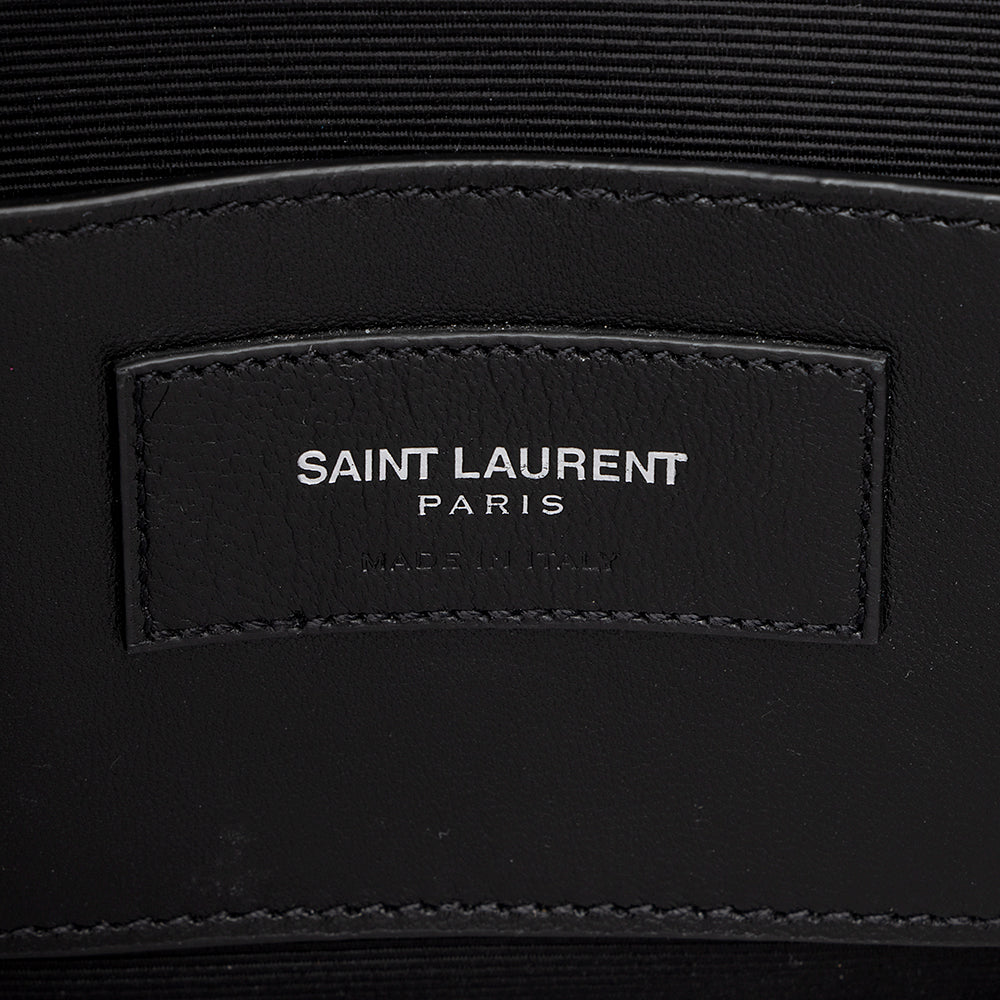 Saint Laurent Matelasse Calfskin Classic Monogram College Large Shoulder Bag (SHF-18581)