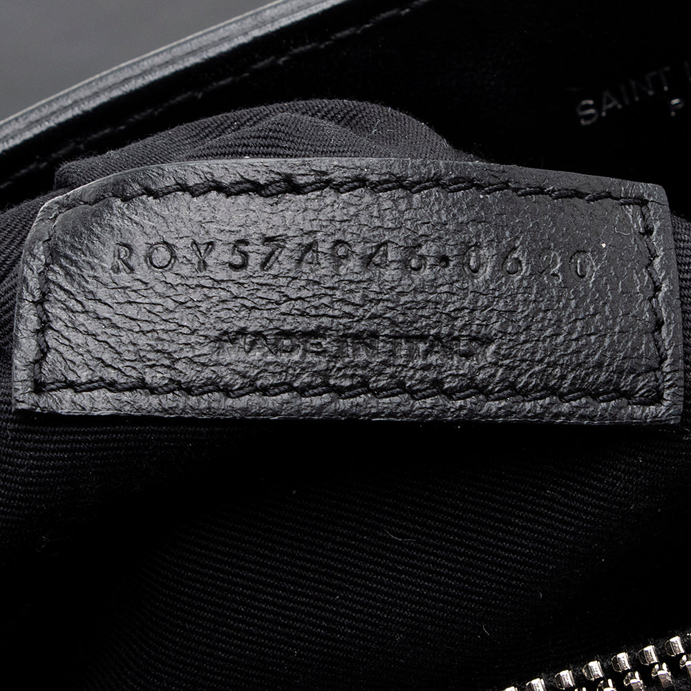 Saint Laurent Matelasse Calfskin Monogram LouLou Chain Medium Shoulder Bag (SHF-19046)