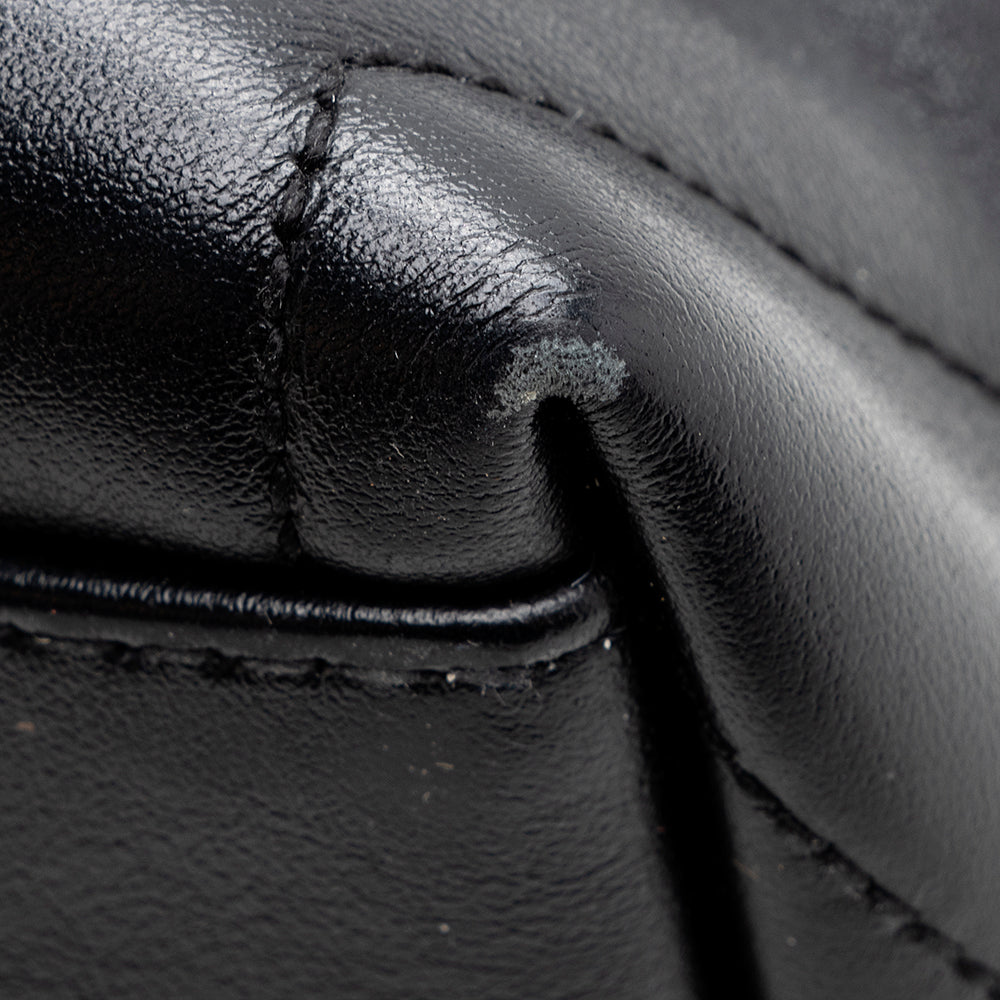 Saint Laurent Matelasse Calfskin Monogram LouLou Chain Medium Shoulder Bag (SHF-19046)