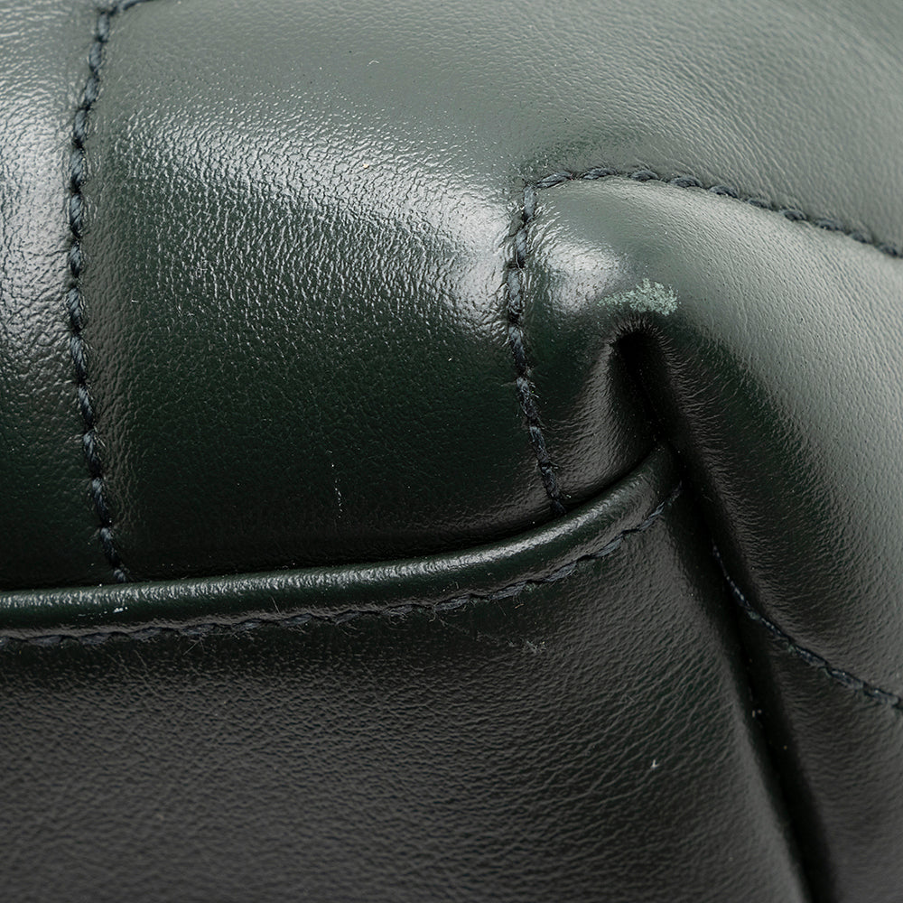 Saint Laurent Matelasse Calfskin Monogram LouLou Chain Medium Shoulder Bag (SHF-20578)