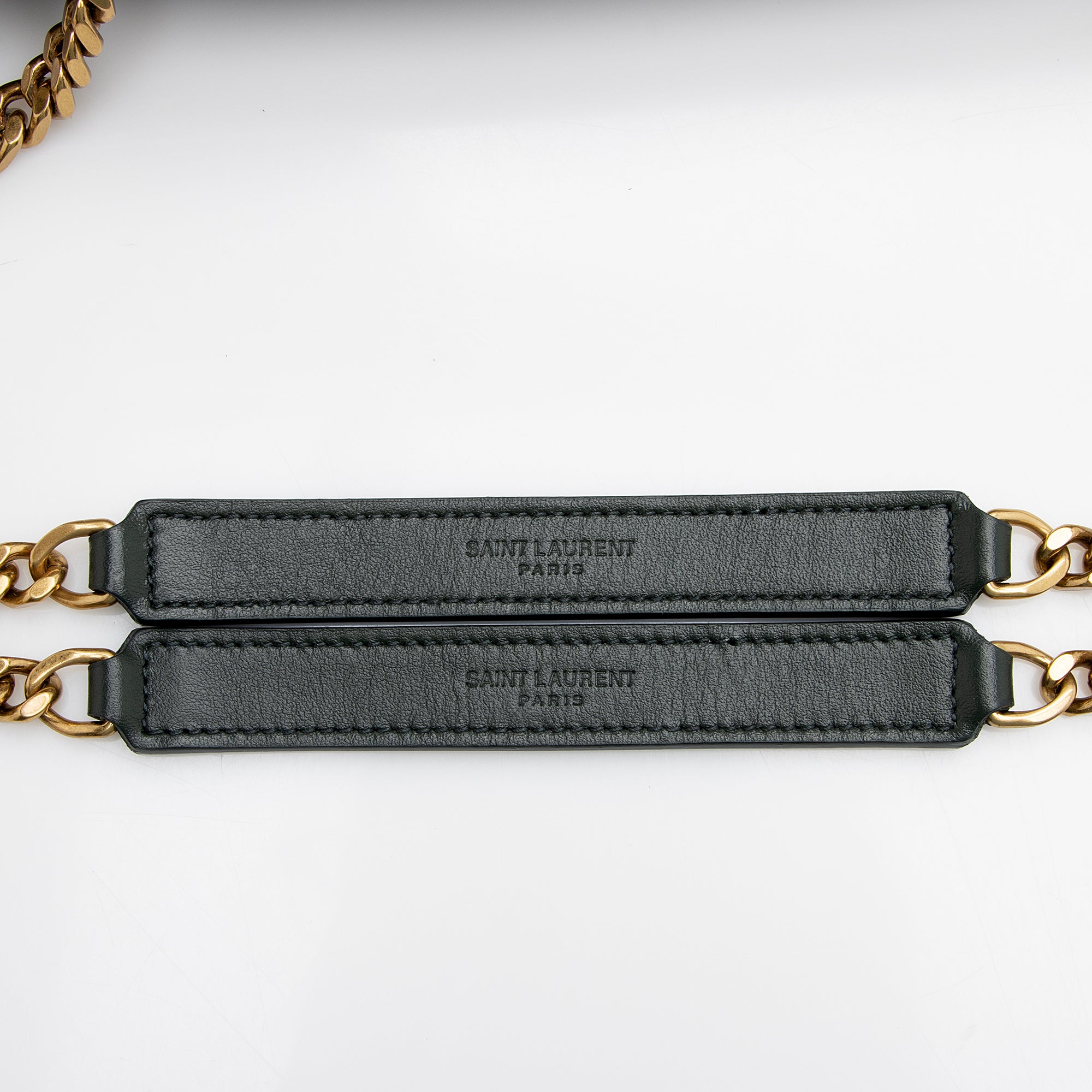 Saint Laurent Matelasse Calfskin Monogram LouLou Chain Medium Shoulder Bag (SHF-22990)