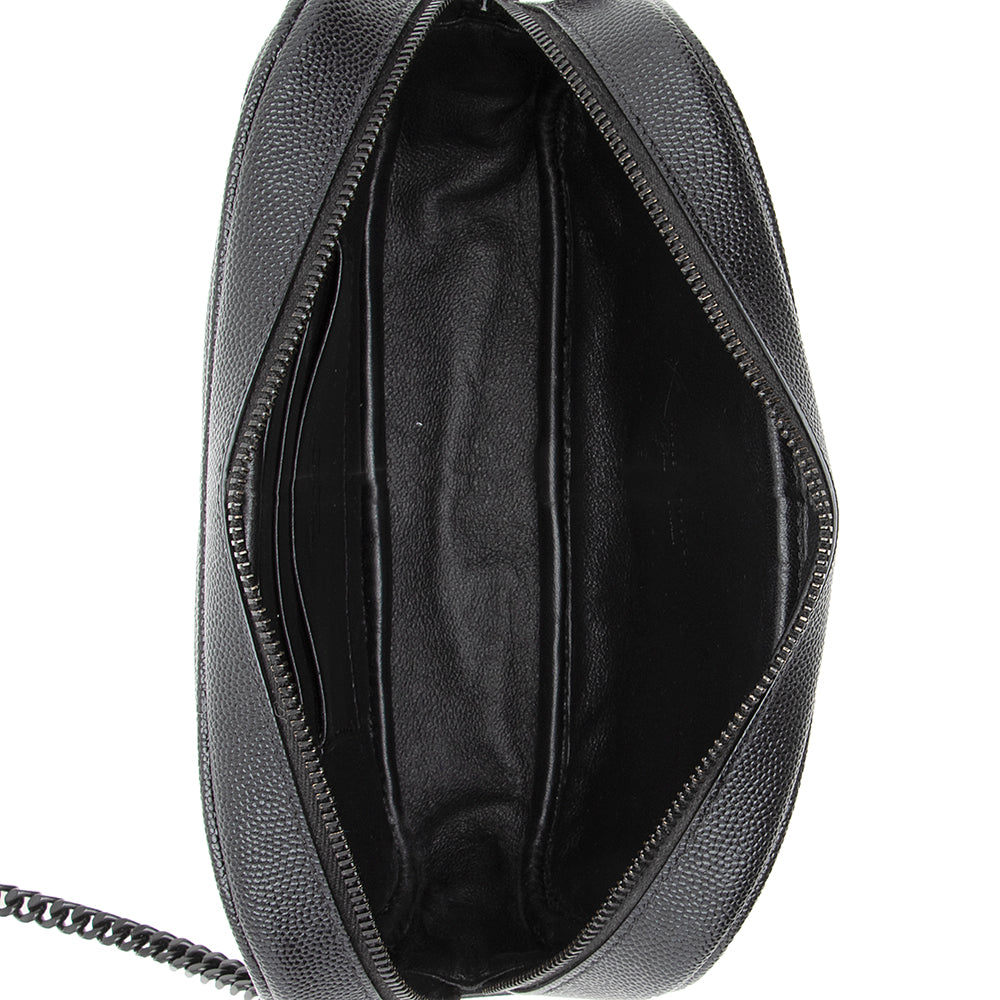 Saint Laurent Matelasse Grain de Poudre Lou Mini Camera Bag - FINAL SALE (SHF-21062)