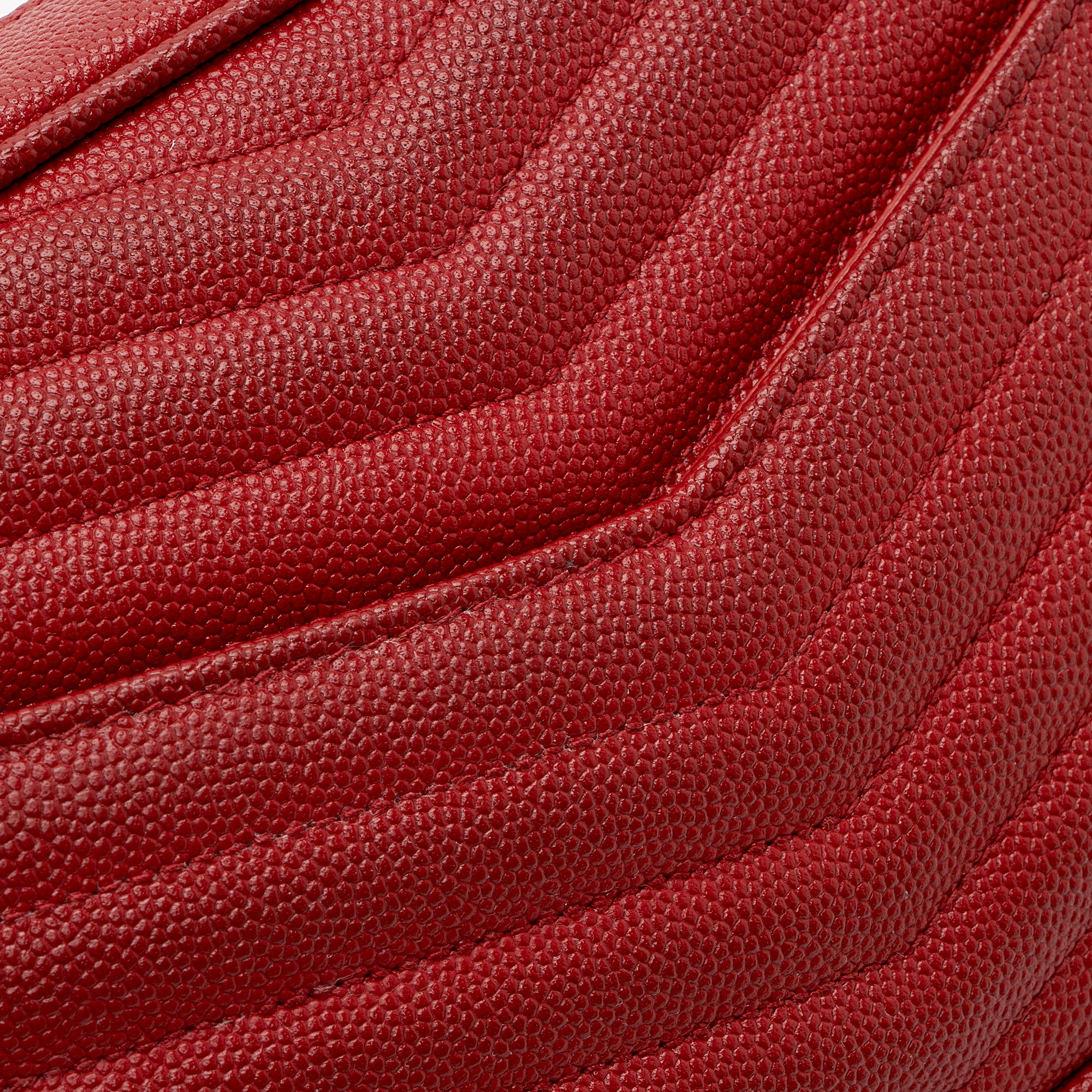 Saint Laurent Matelasse Grain de Poudre Lou Mini Camera Bag (SHF-22432)