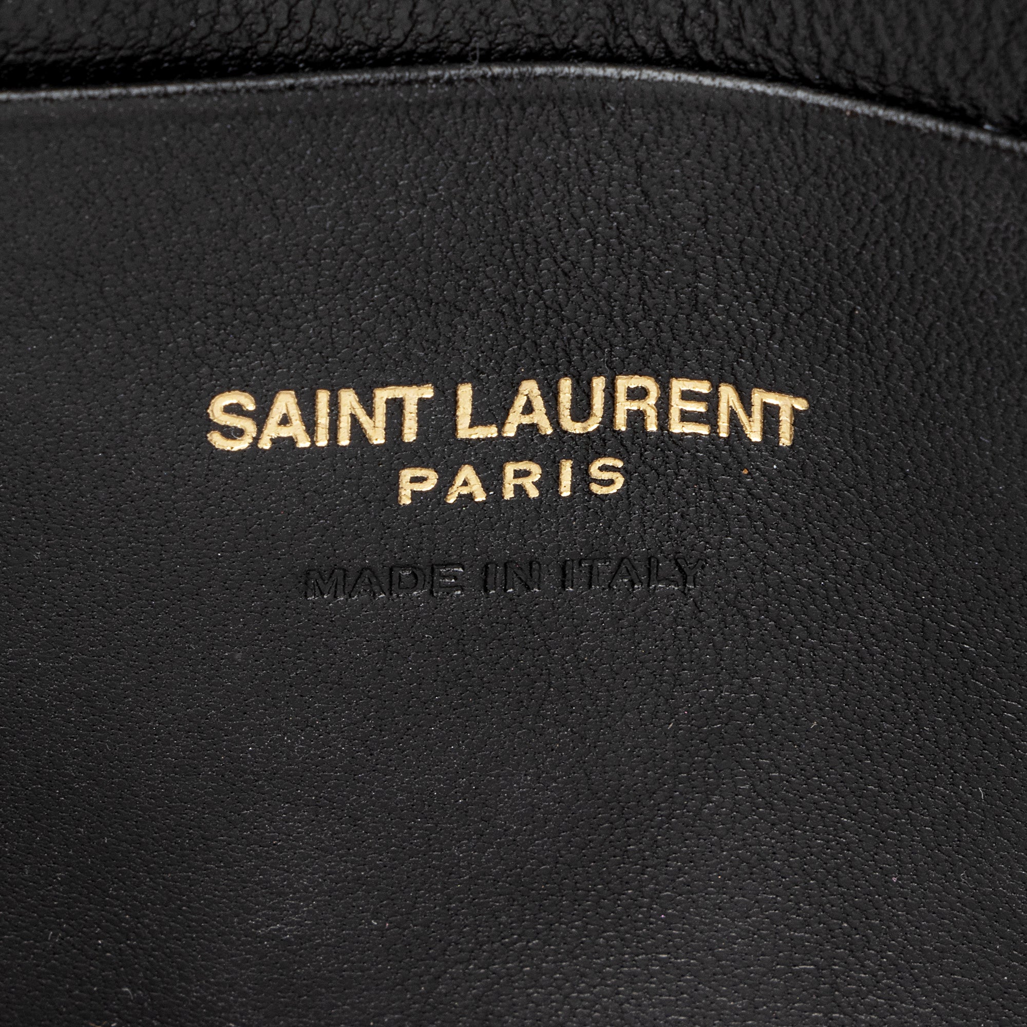 Saint Laurent Matelasse Grain de Poudre Lou Mini Camera Bag (SHF-22432)