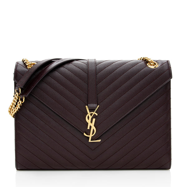 Yves Saint Laurent Grain De Poudre Envelope Chain Bag