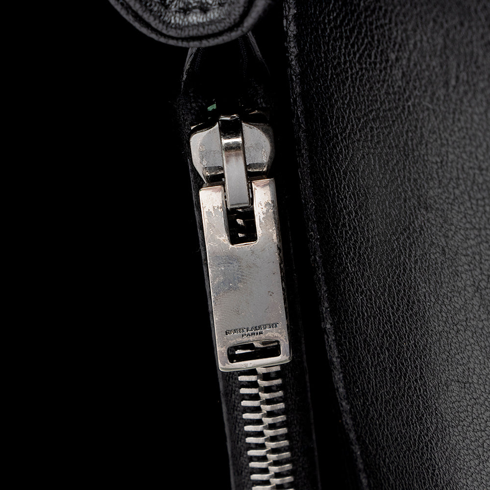 Saint Laurent Matelasse Lambskin Classic Monogram Large College Bag (SHF-18019)