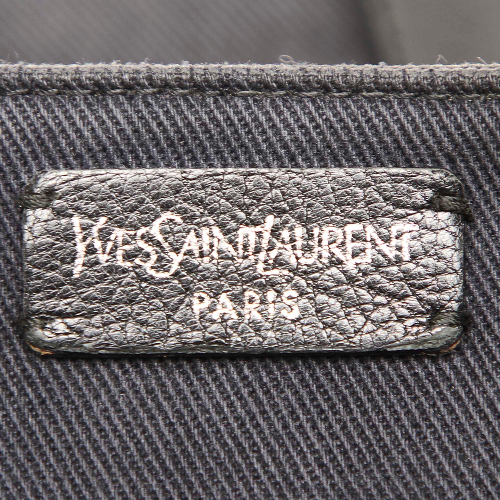 Saint Laurent Mombasa Canvas Handbag (SHG-22380)