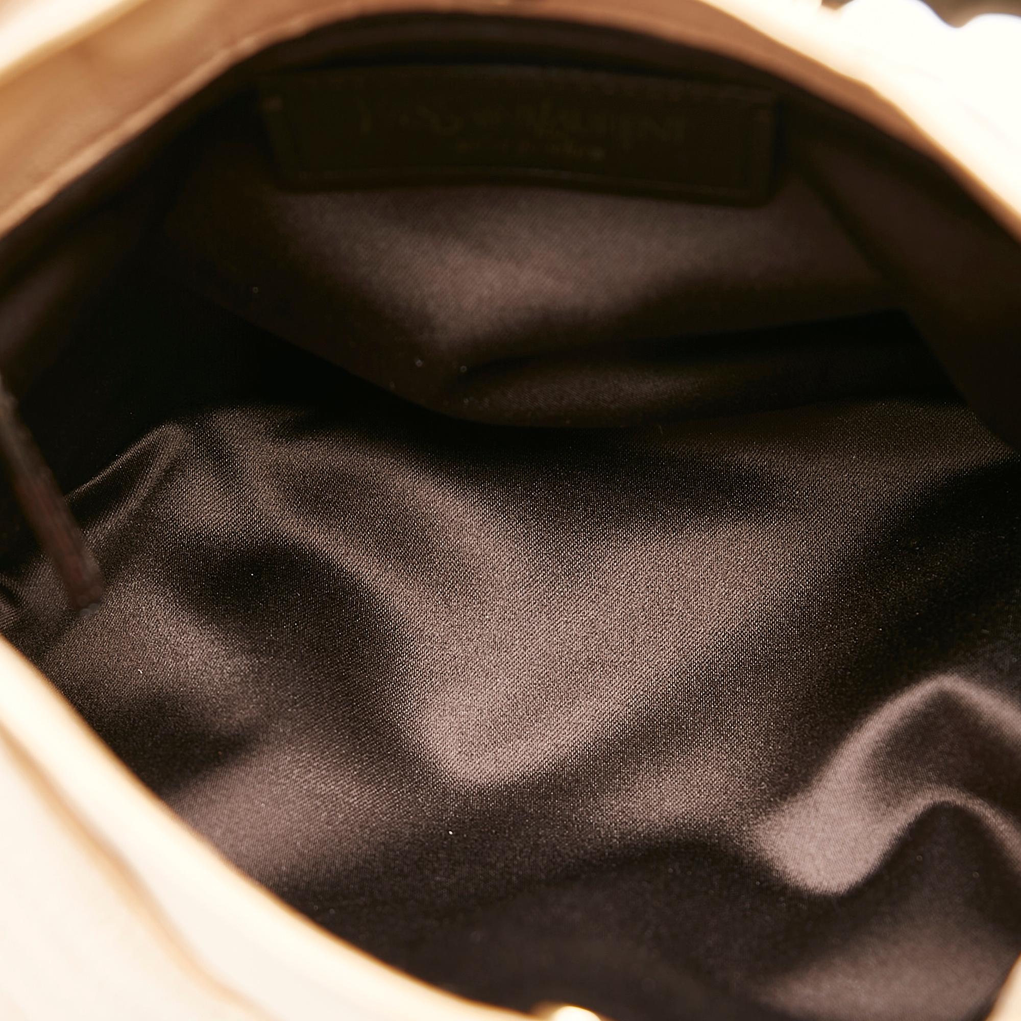 Saint Laurent Mombasa Leather Shoulder Bag (SHG-30544)