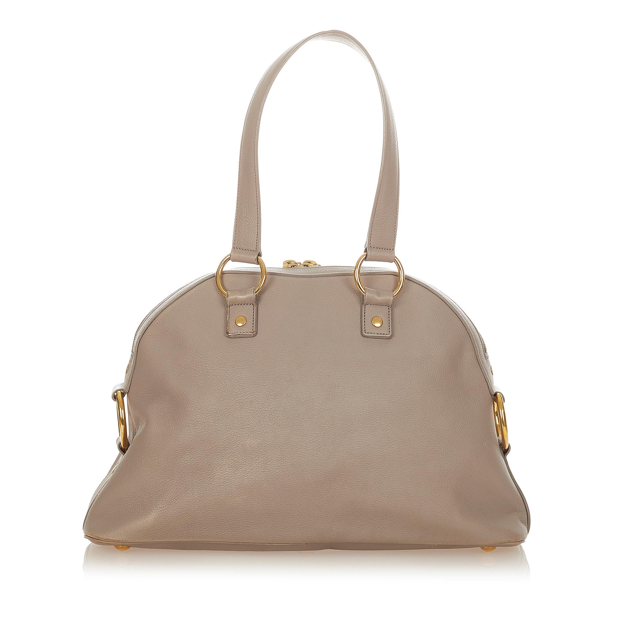 Saint Laurent Muse Leather Handbag (SHG-26553)