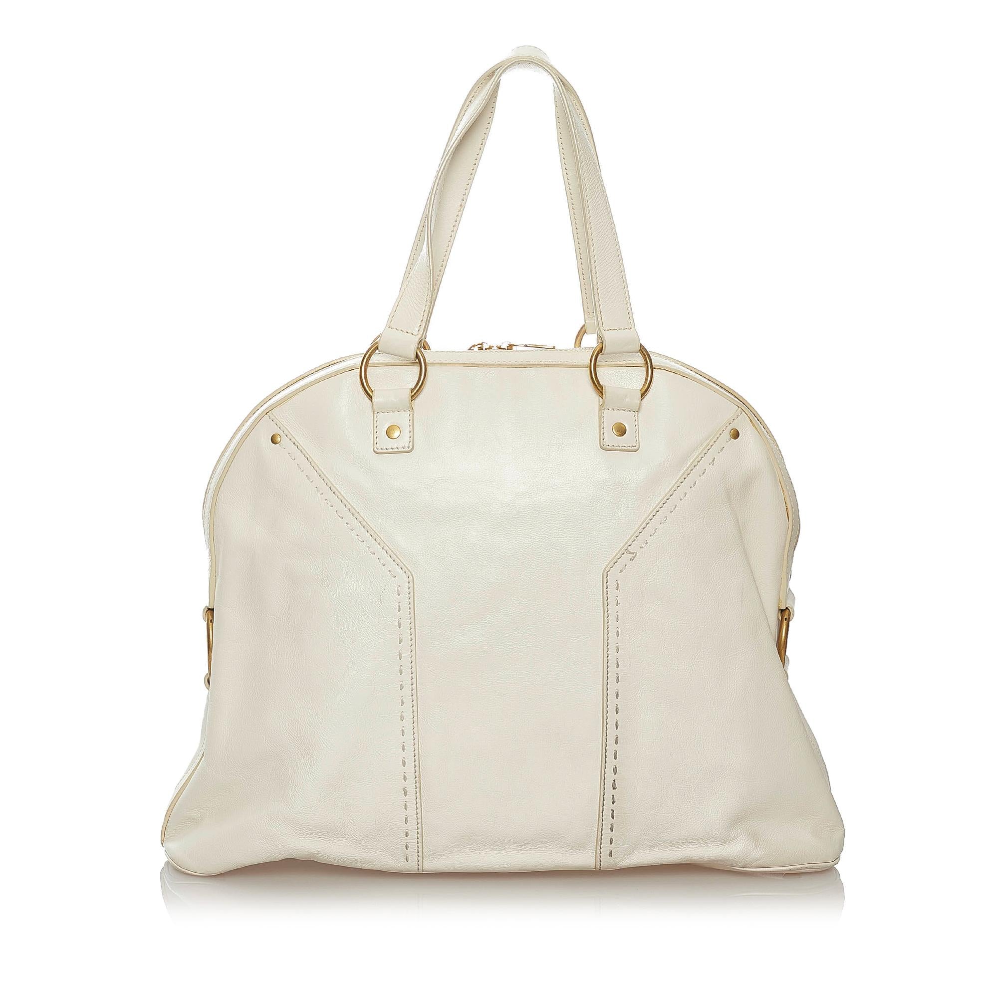 Saint Laurent Muse Leather Tote Bag (SHG-28001)