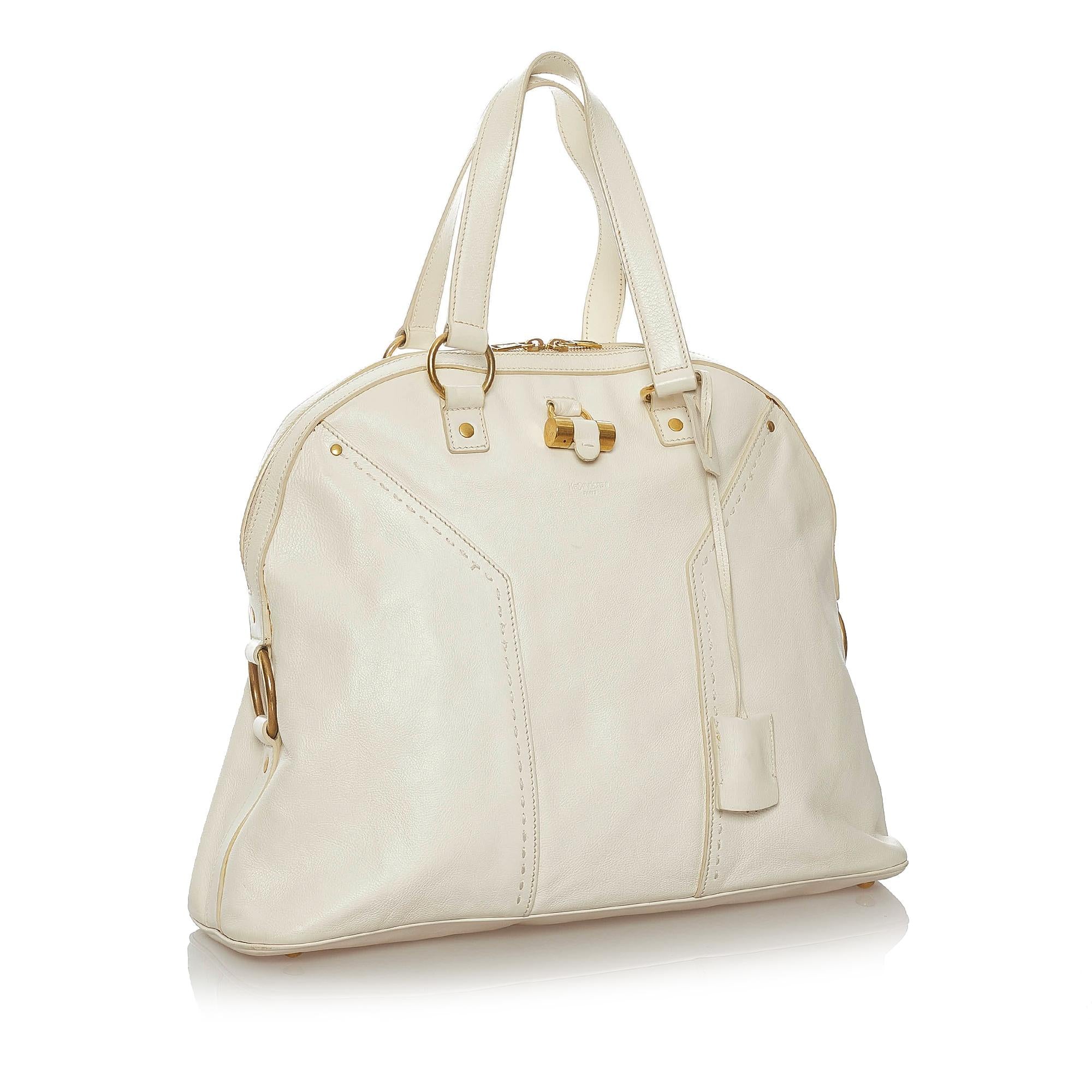 Saint Laurent Muse Leather Tote Bag (SHG-28001)