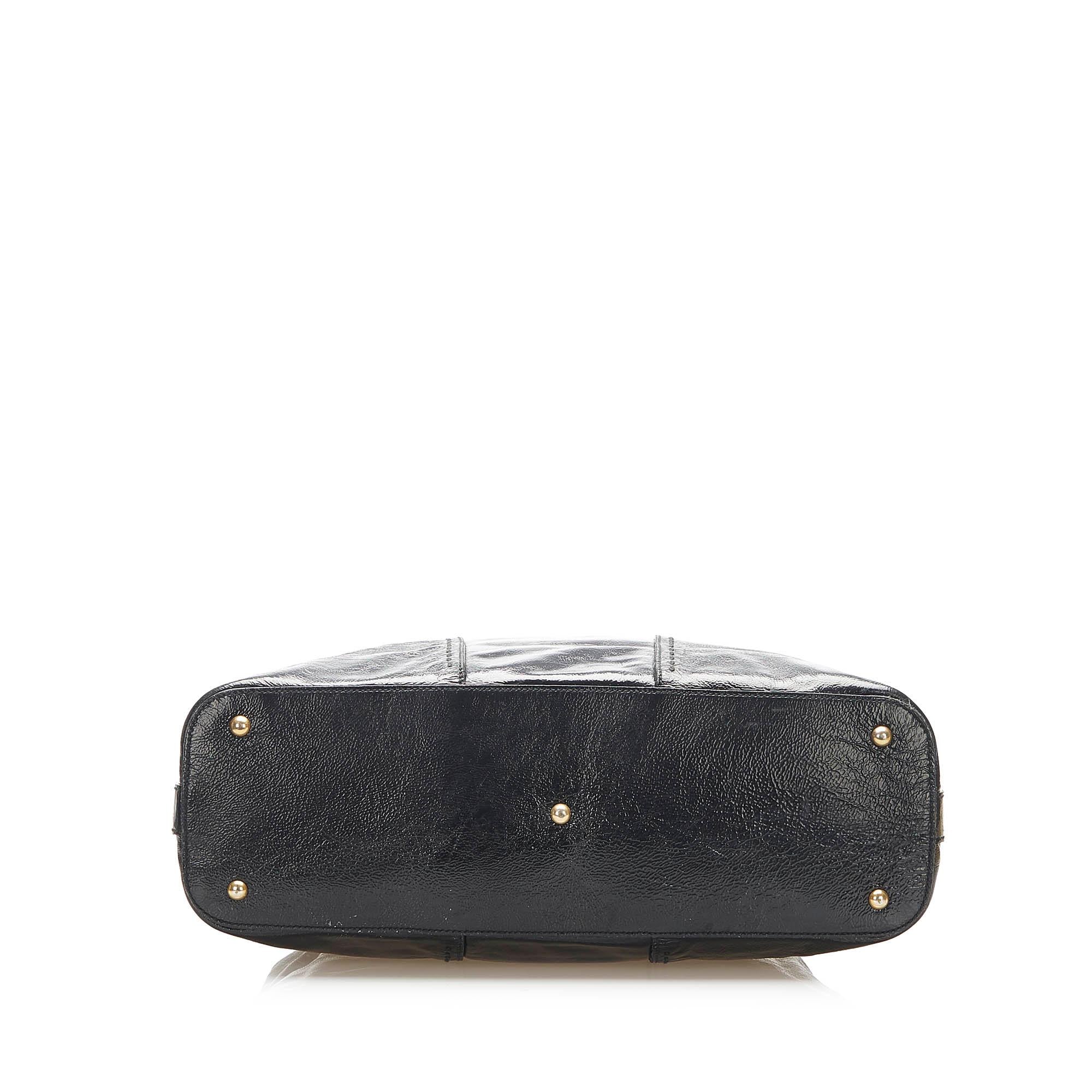 Saint Laurent Muse Patent Leather Shoulder Bag (SHG-22313)