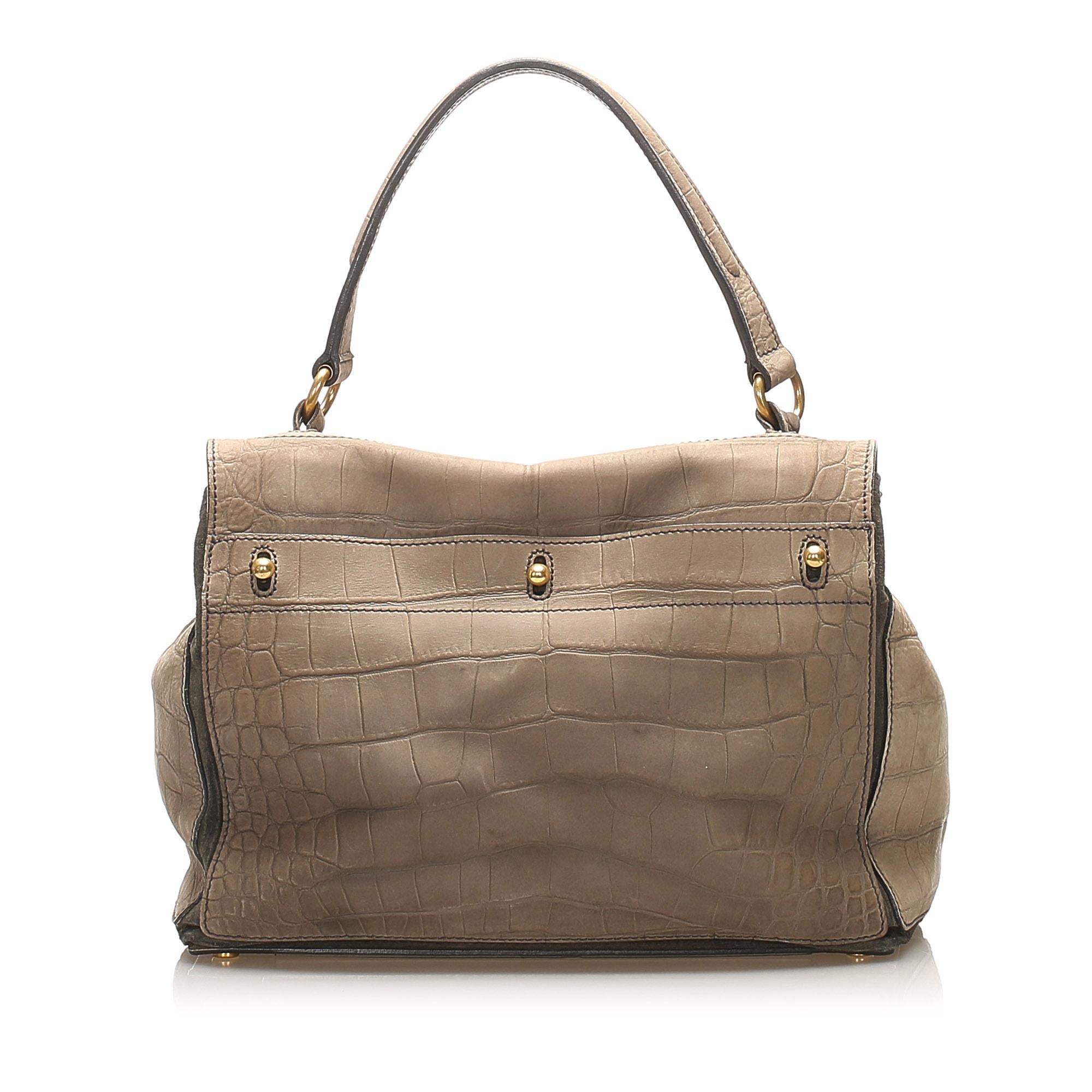 Saint Laurent Muse Two Leather Handbag (SHG-22381)