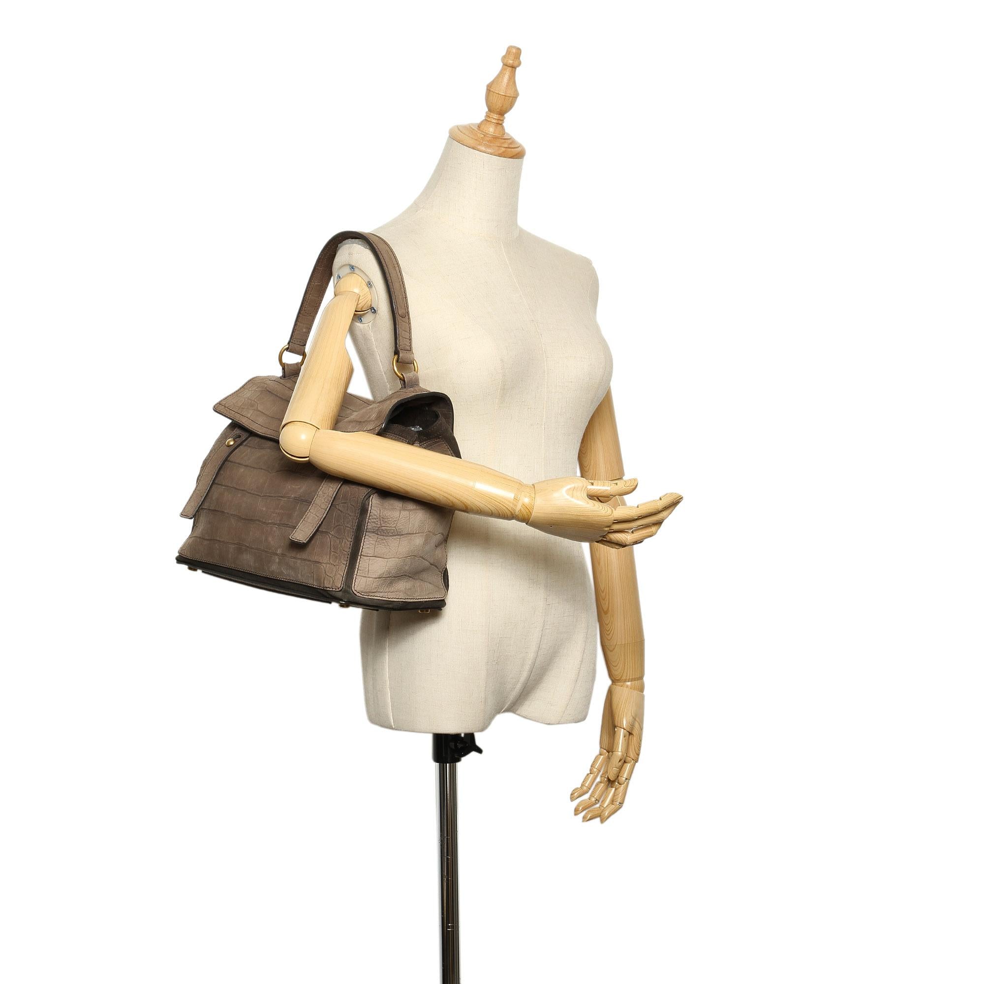 Saint Laurent Muse Two Leather Handbag (SHG-22381)