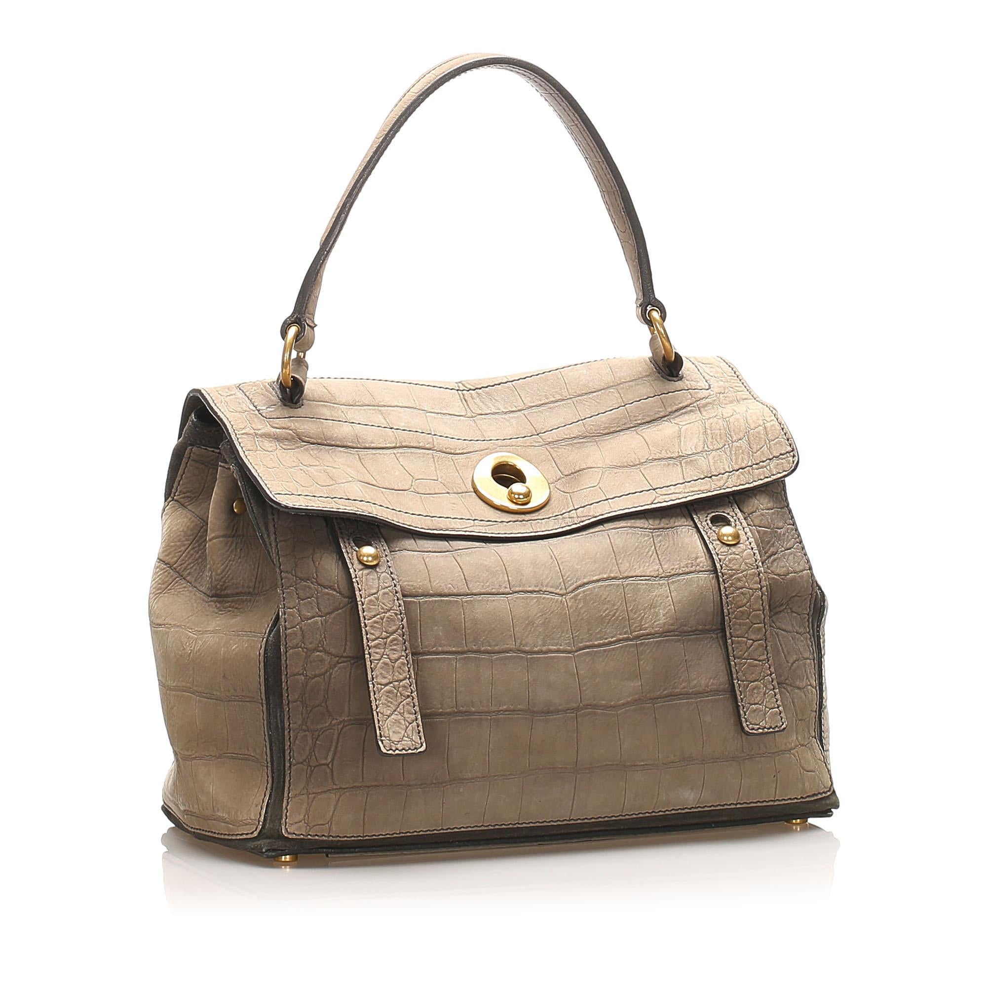 Saint Laurent Muse Two Leather Handbag (SHG-22381)