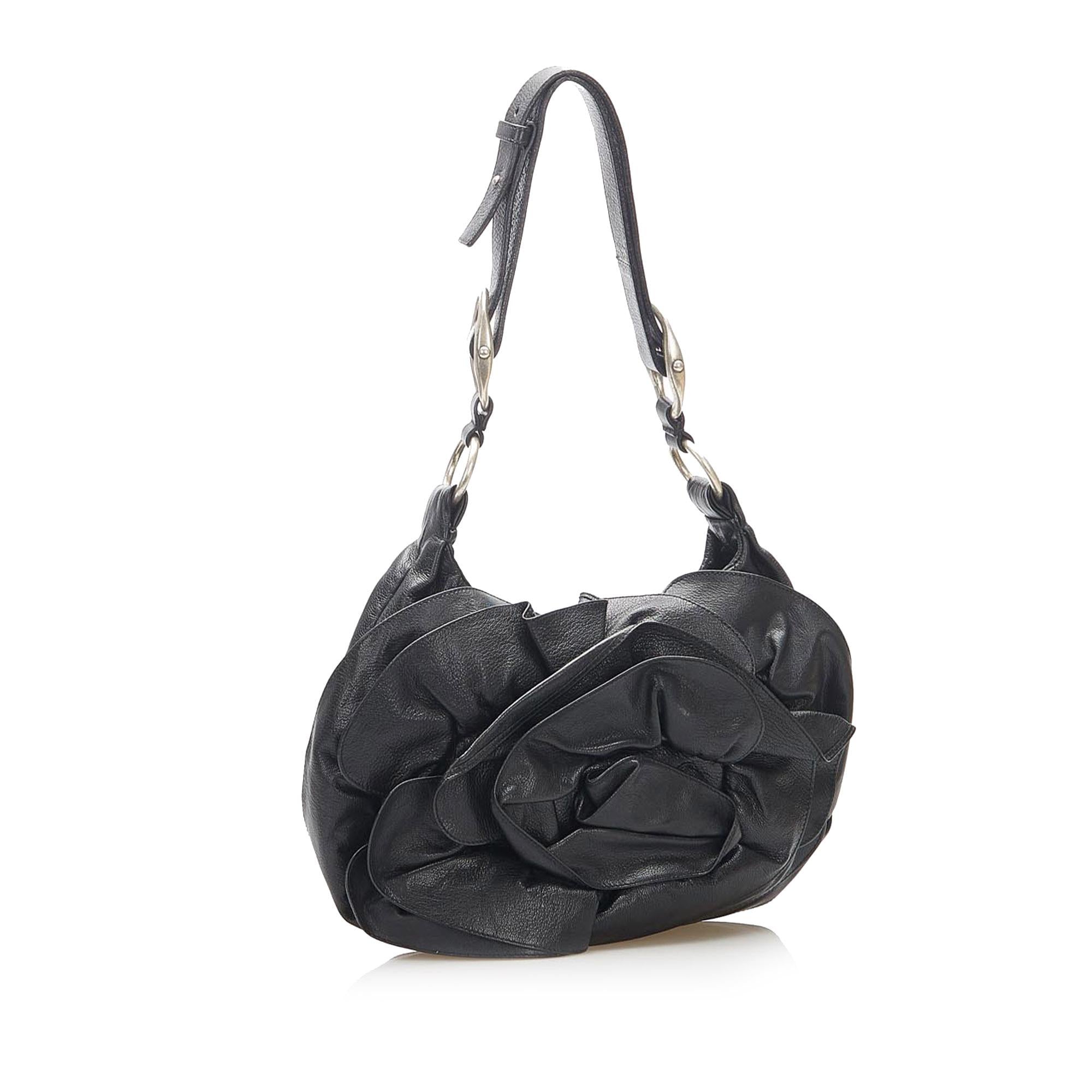 Saint Laurent Nadia Leather Shoulder Bag (SHG-31519)