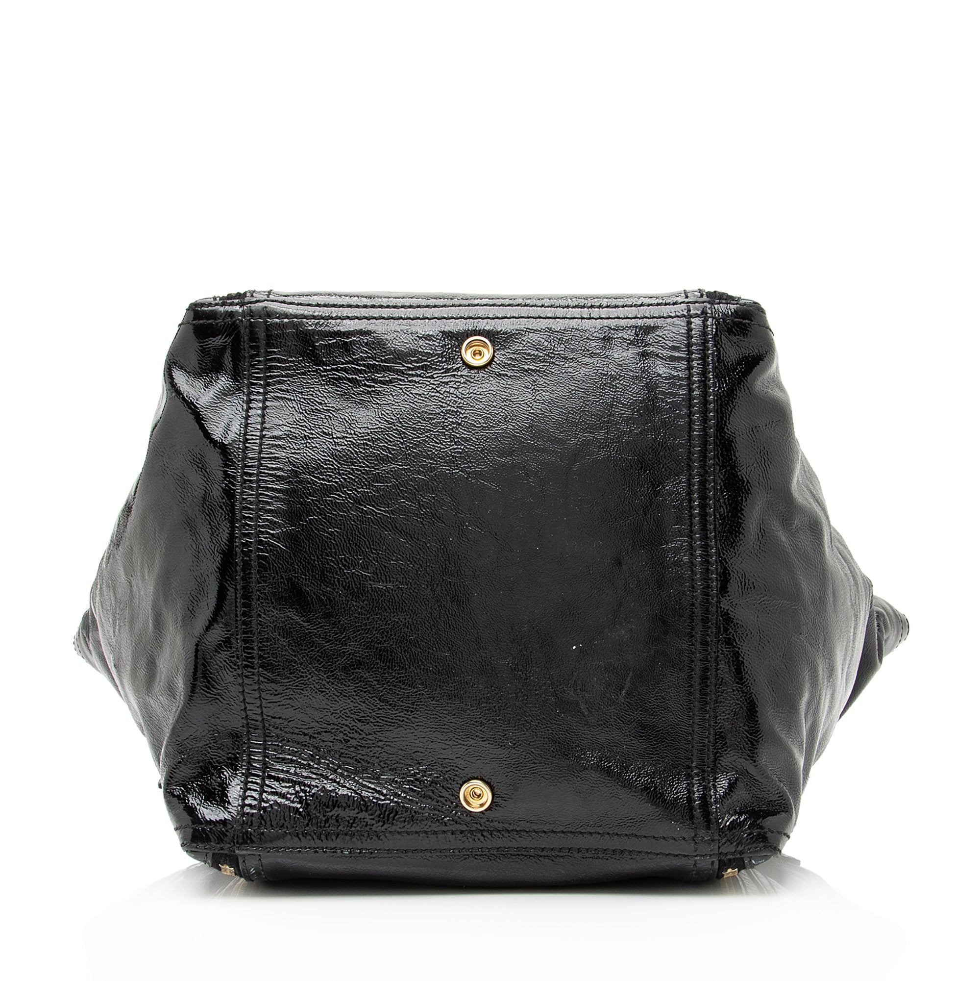 Saint Laurent Patent Leather Downtown Large Tote (SHF-23143)