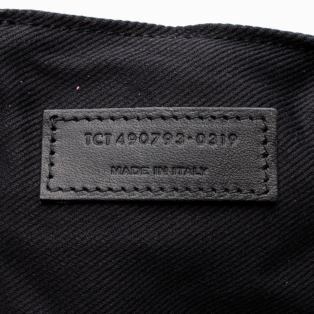 Saint Laurent Raffia Tassel Shopping Tote (SHF-14713)