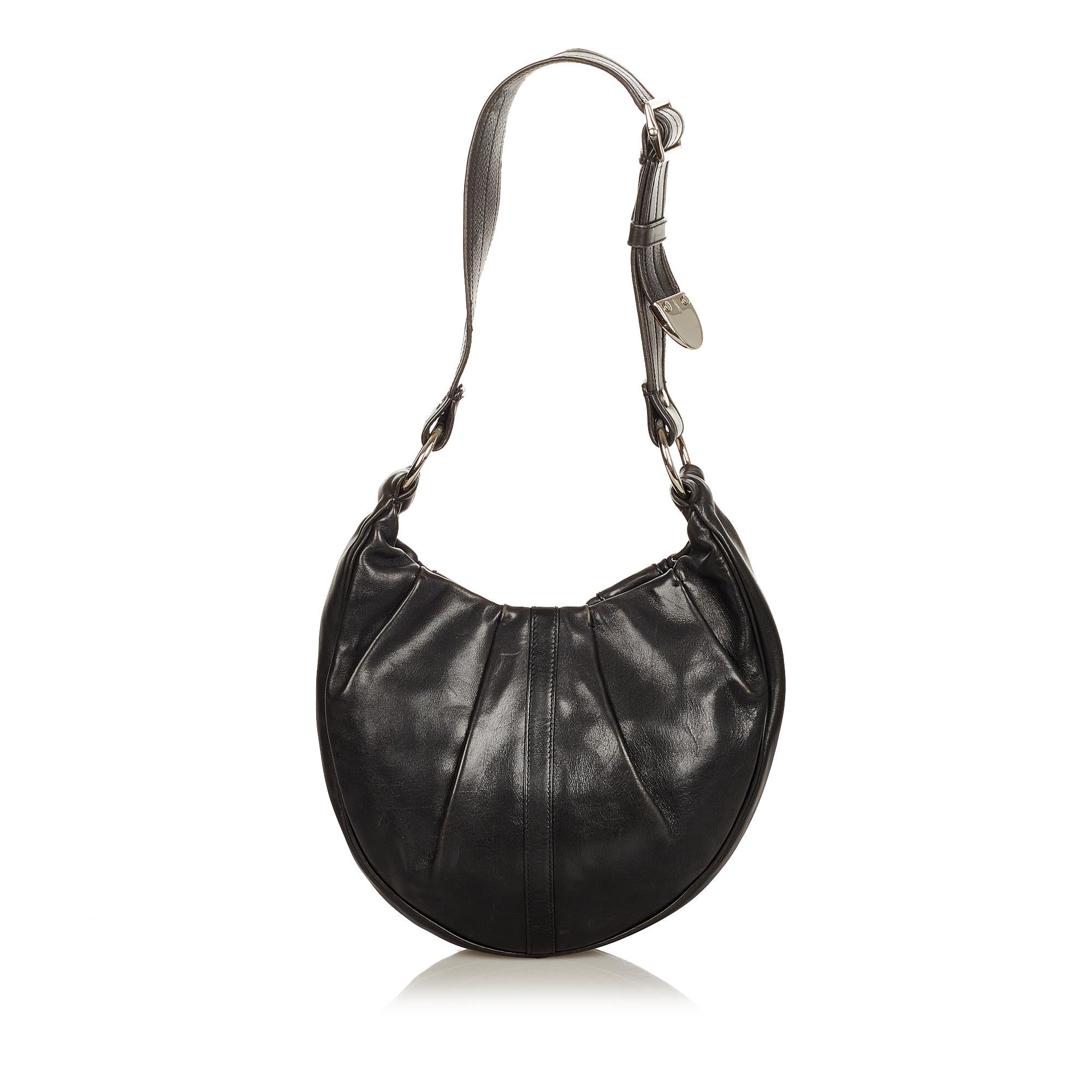 Saint Laurent Rive Gauche Classic Pleated Hobo (SHG-26354)