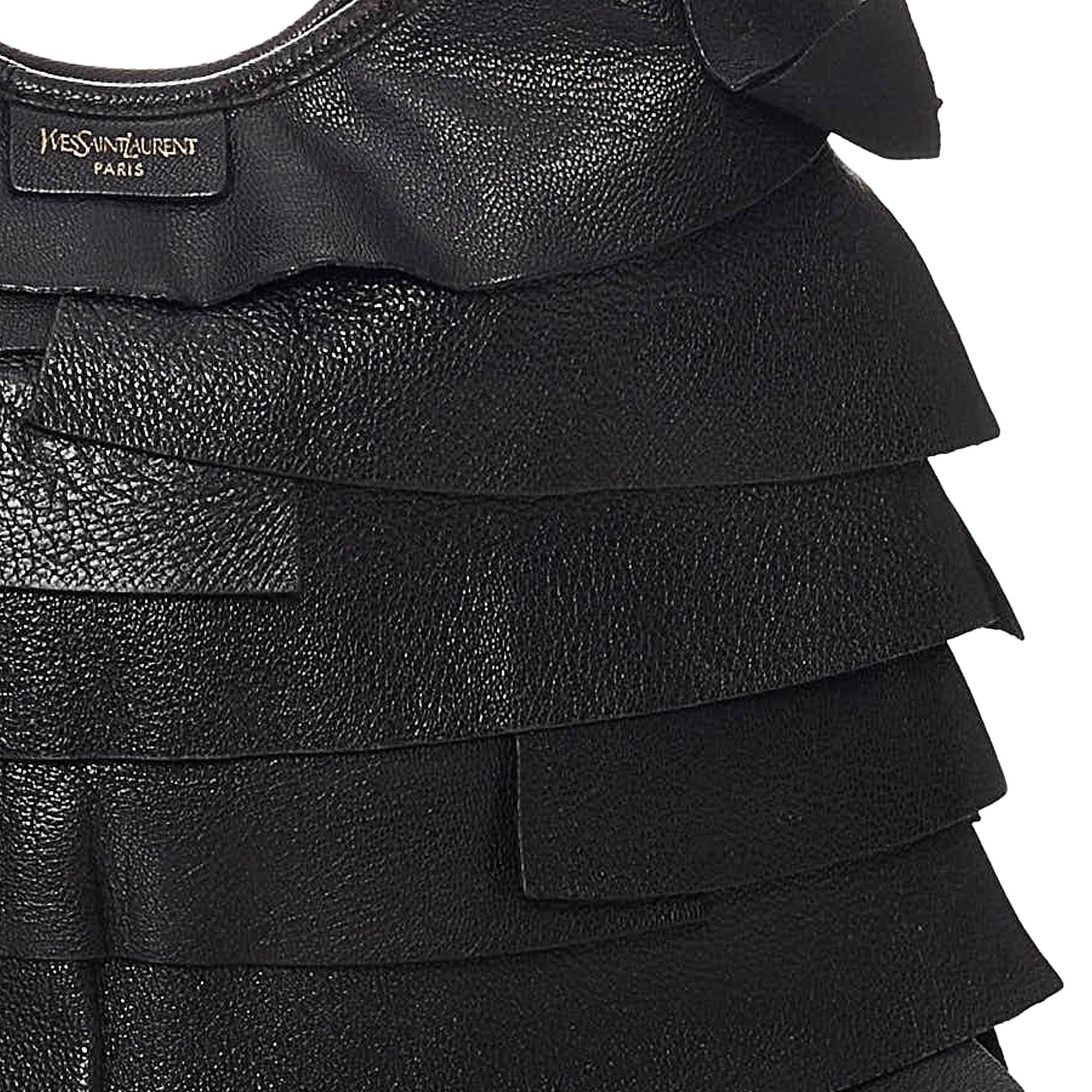 Saint Laurent Saint Tropez Leather Shoulder Bag (SHG-28267)