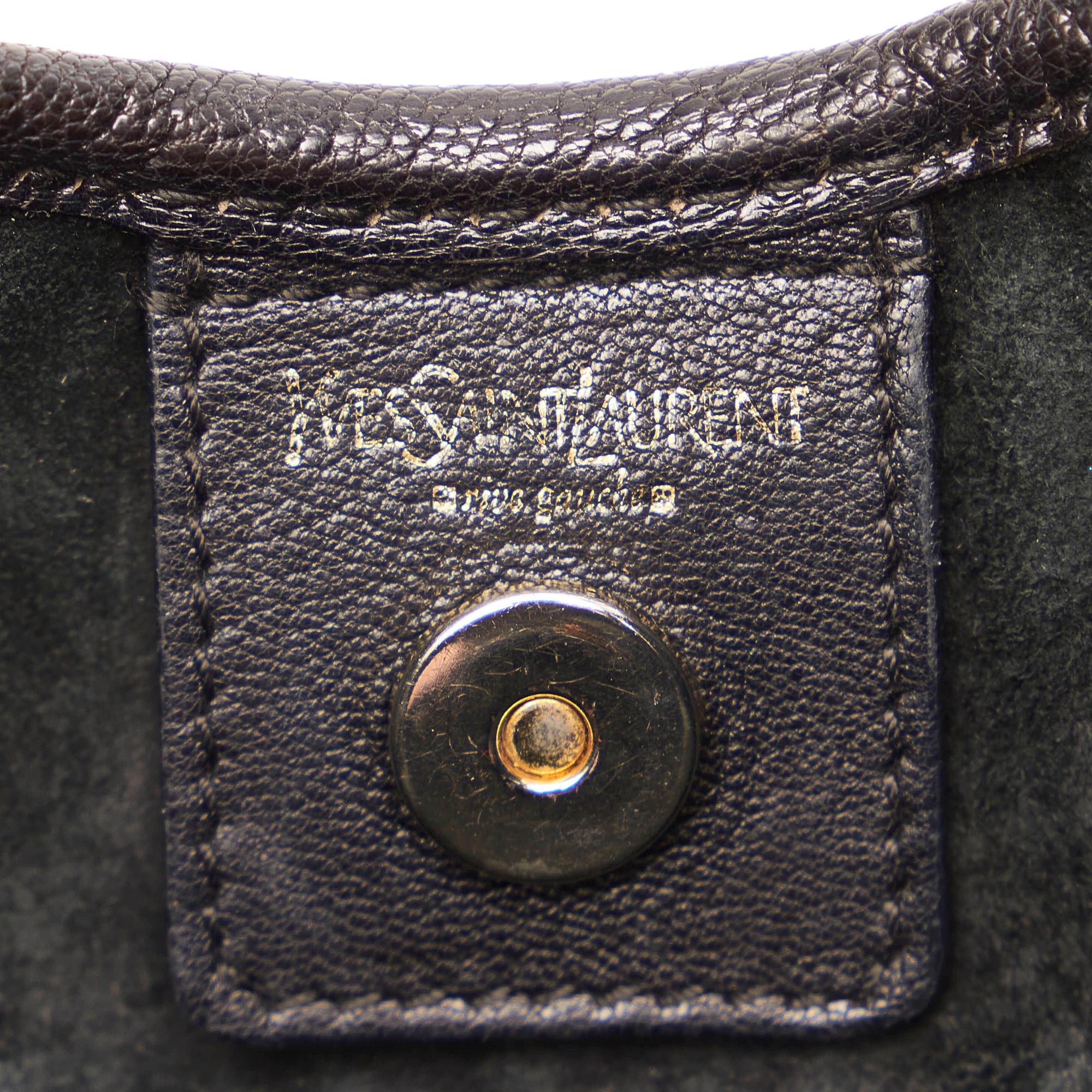 Saint Laurent Saint Tropez Leather Shoulder Bag (SHG-28267)