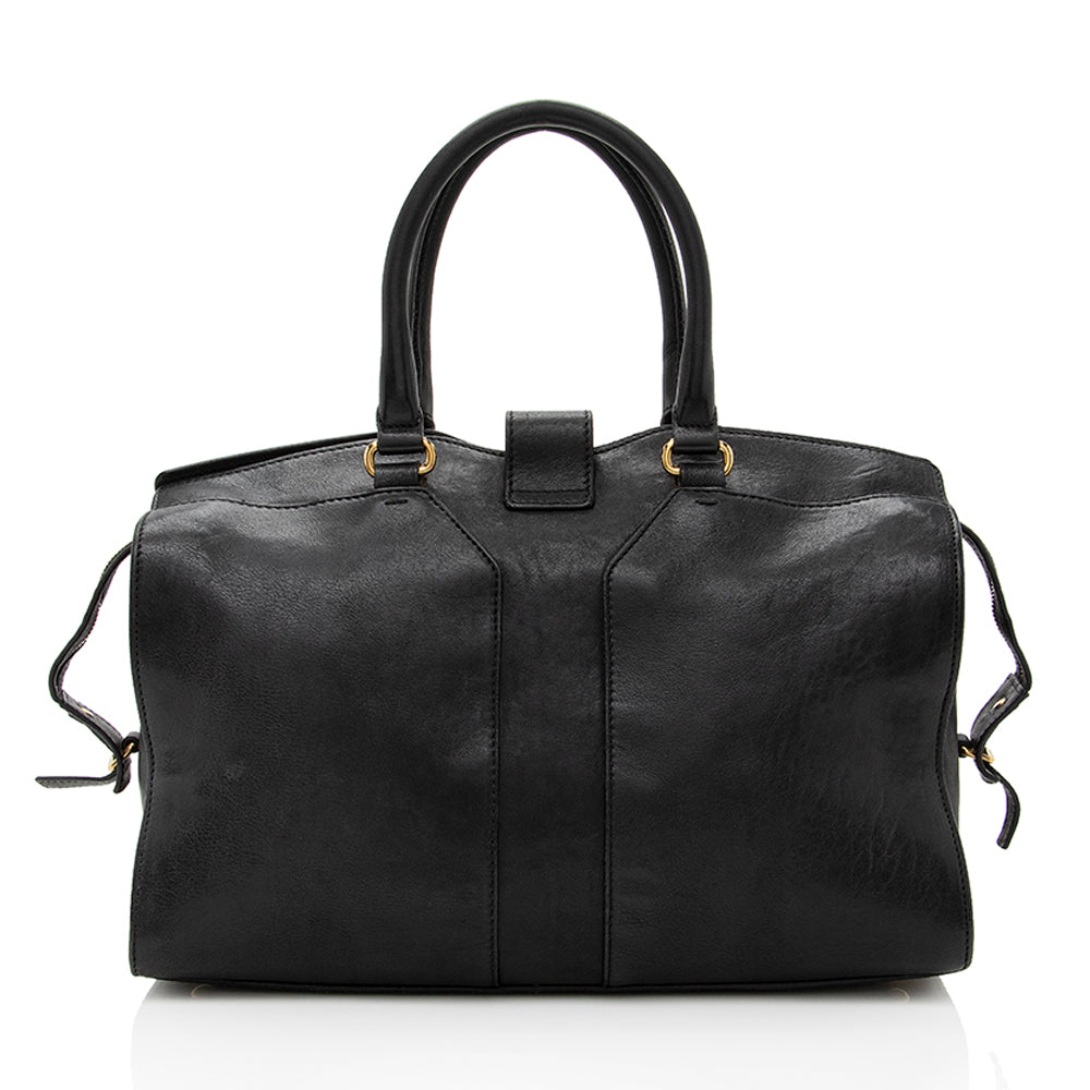 Saint Laurent Calfskin Classic Cabas Chyc Y Medium Tote - FINAL SALE (SHF-18423)
