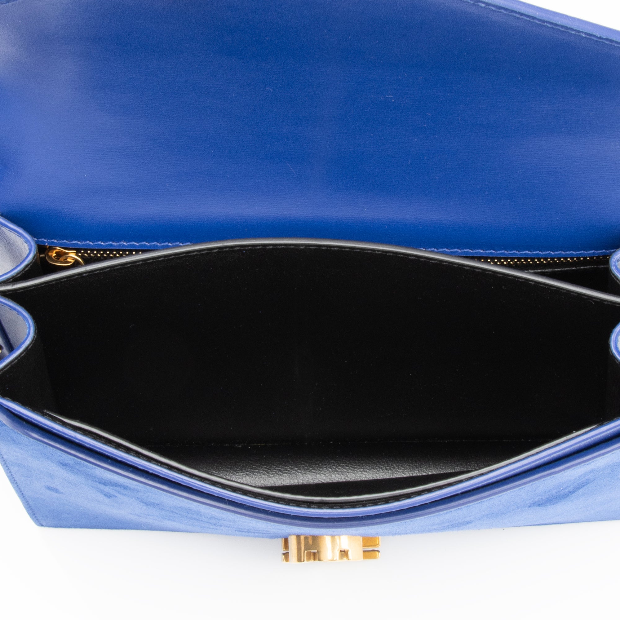 Saint Laurent Smooth Calfskin Saude Monogram Cassandra Medium Chain Bag (SHF-23932)