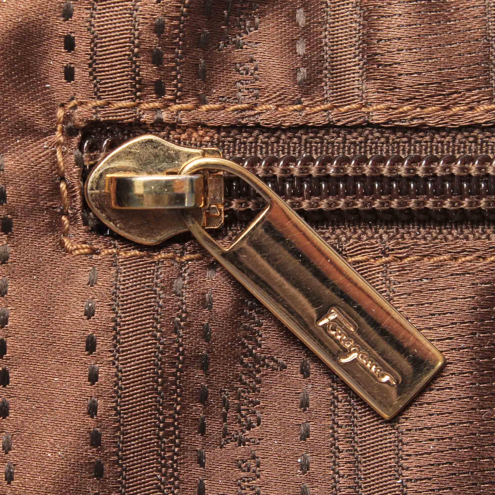 Salvatore Ferragamo Leather Bice Tote (SHG-12641)