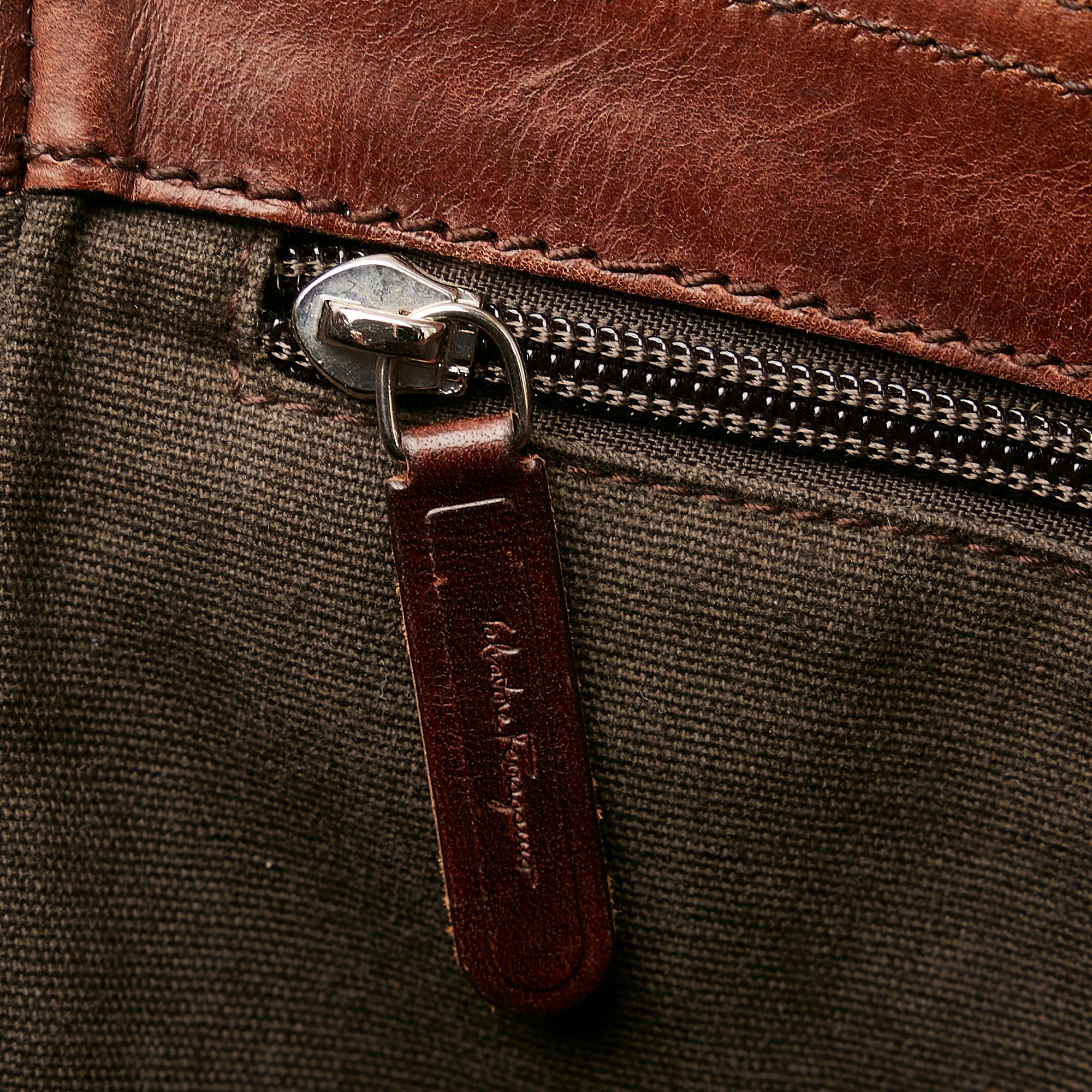 Salvatore Ferragamo Canvas Tote Bag (SHG-29331)