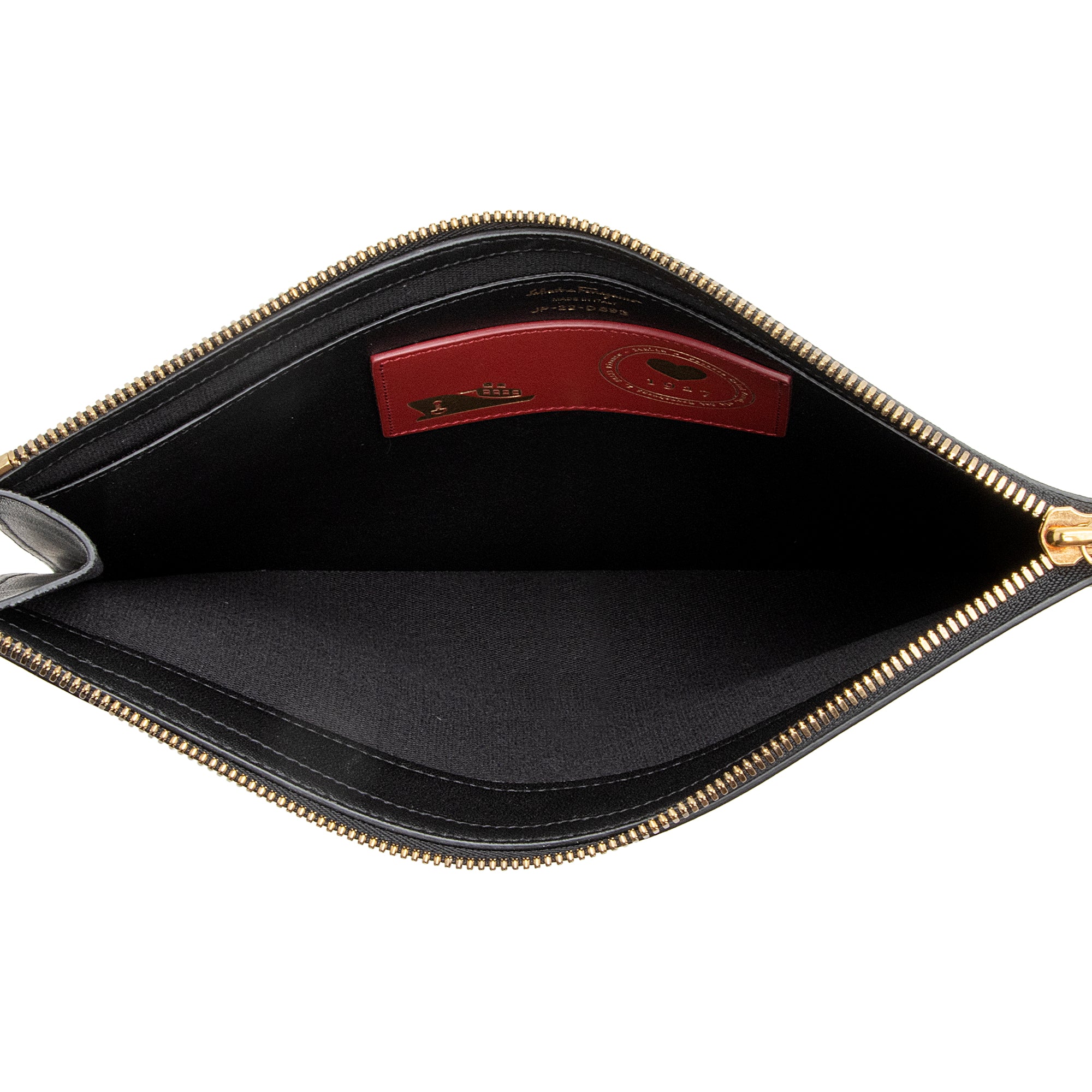 Salvatore Ferragamo Coated Canvas Gancini Wristlet (SHF-22249)