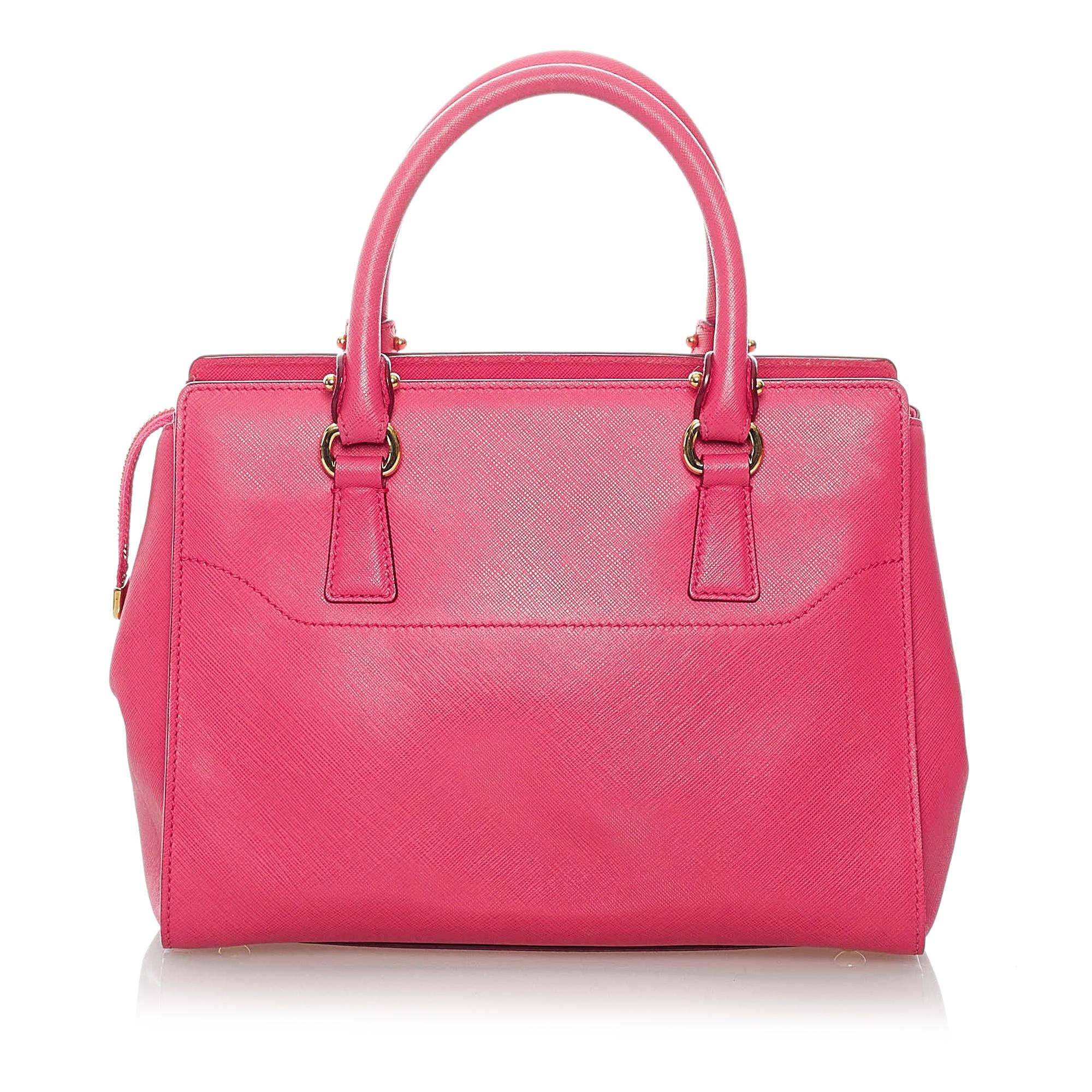 Salvatore Ferragamo Gancini Beky Leather Satchel (SHG-30756)