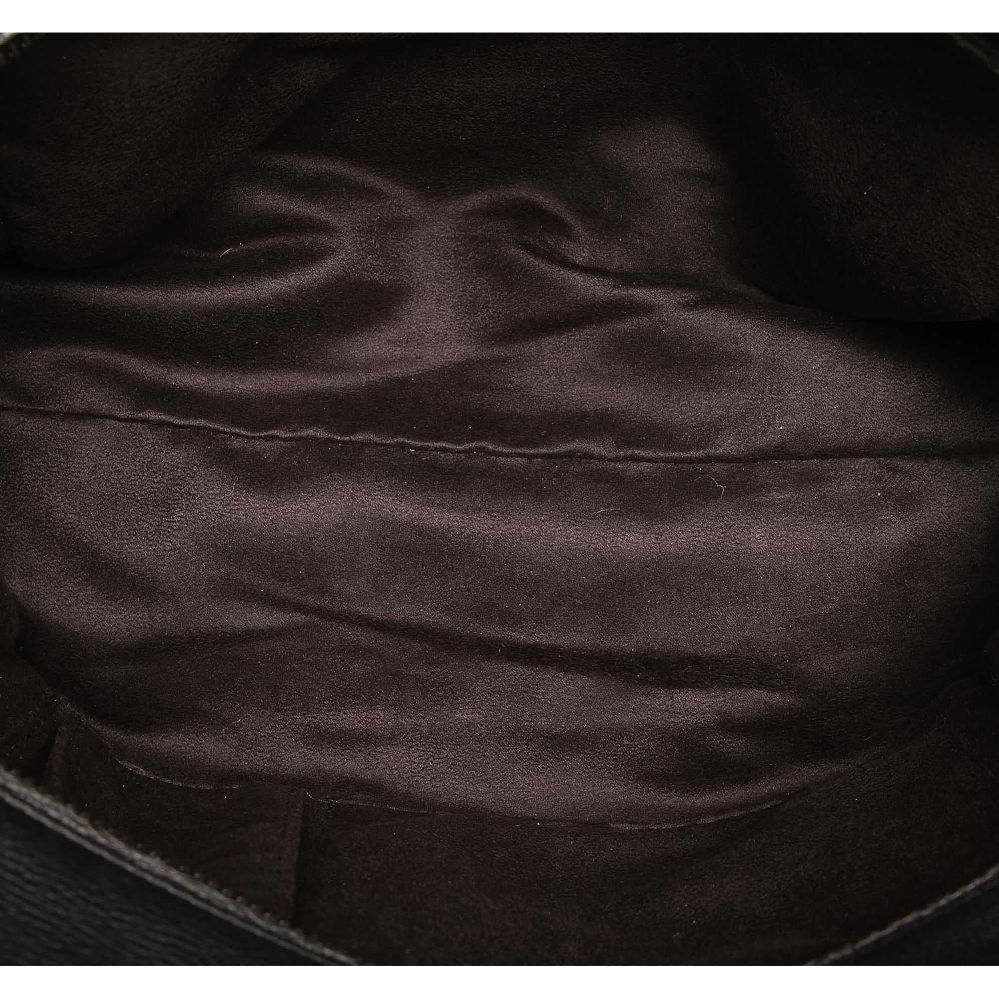 Salvatore Ferragamo Gancini Leather Tote Bag (SHG-22271)