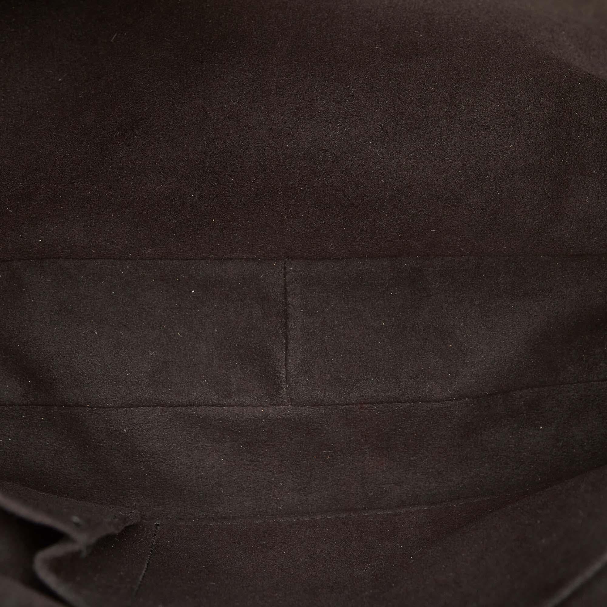 Salvatore Ferragamo Gancini Leather Tote Bag (SHG-31545)