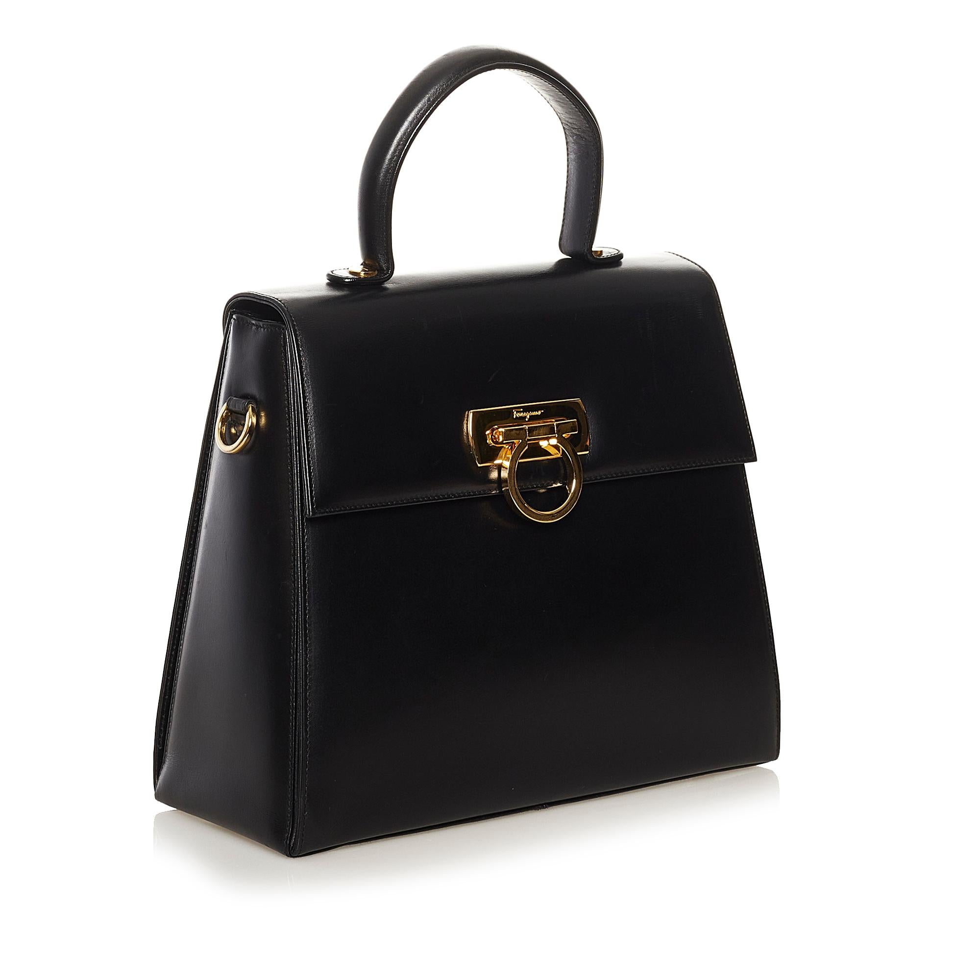 Salvatore Ferragamo Gancini Satchel (SHG-35042)