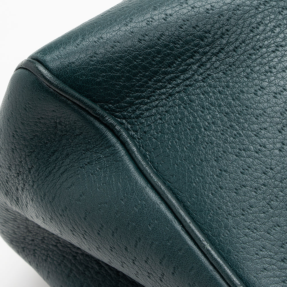 Salvatore Ferragamo Leather Flap Small Satchel (SHF-19359)