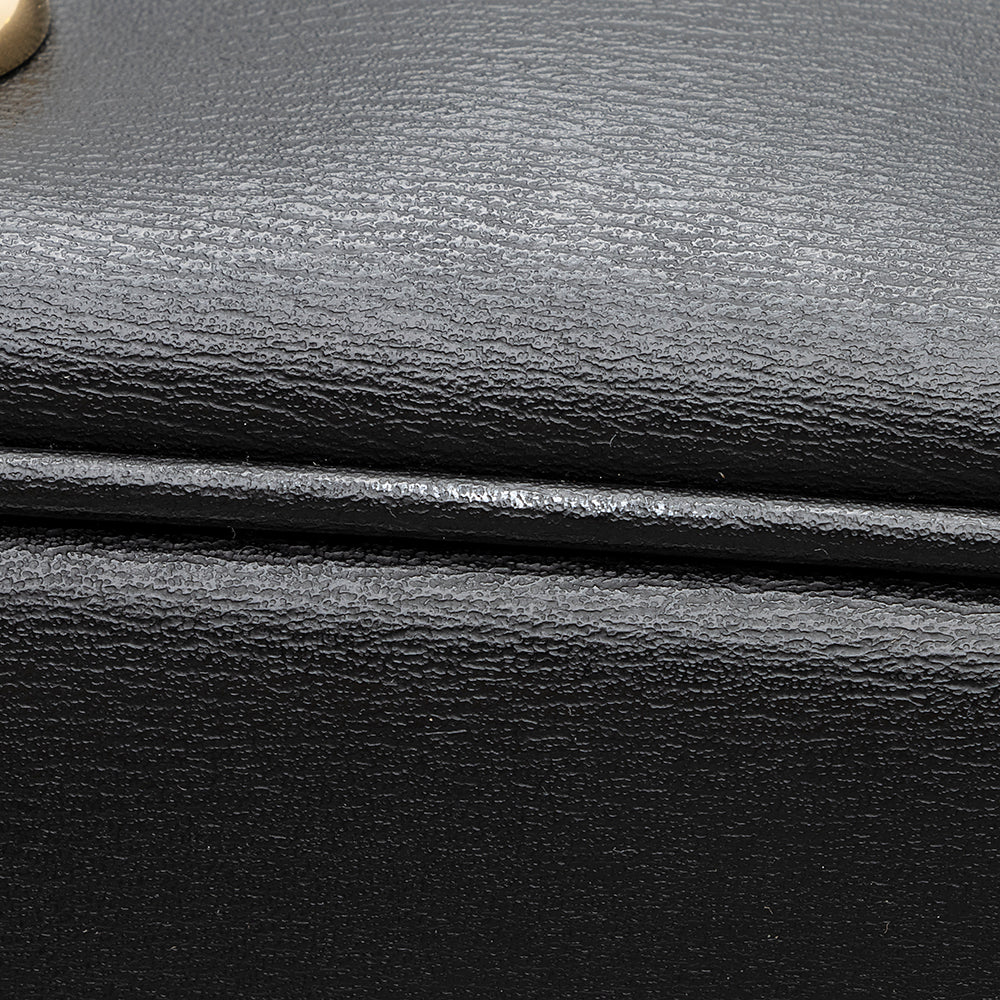 Salvatore Ferragamo Leather Gancini Studded Tote (SHF-19250)