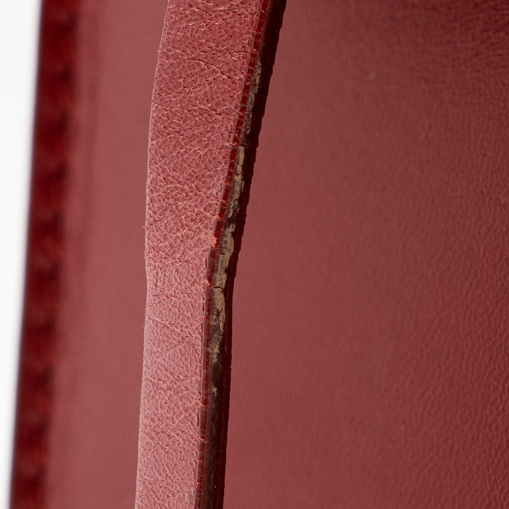 Salvatore Ferragamo Leather Gancini Top Handle Satchel - FINAL SALE (SHF-18390)