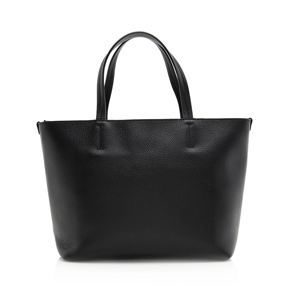 Salvatore Ferragamo Leather Gavina Small Tote (SHF-20398)