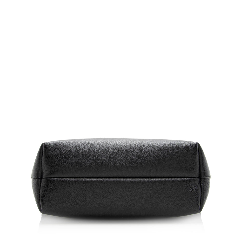 Salvatore Ferragamo Leather Gavina Small Tote (SHF-20398)