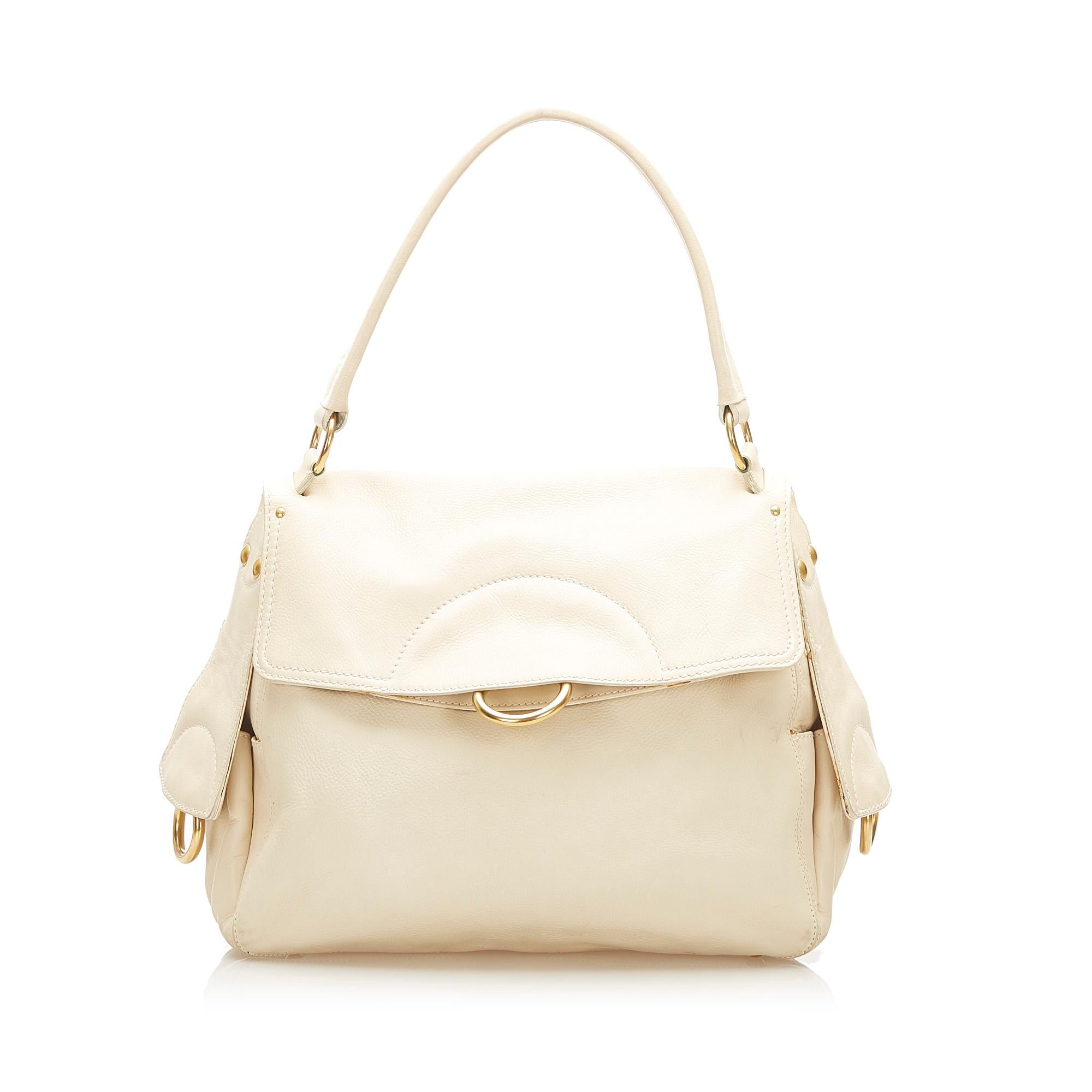 Salvatore Ferragamo Leather Handbag (SHG-22262)