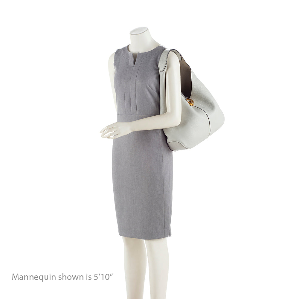 Salvatore Ferragamo Leather Margot Gancio Hobo (SHF-19652)