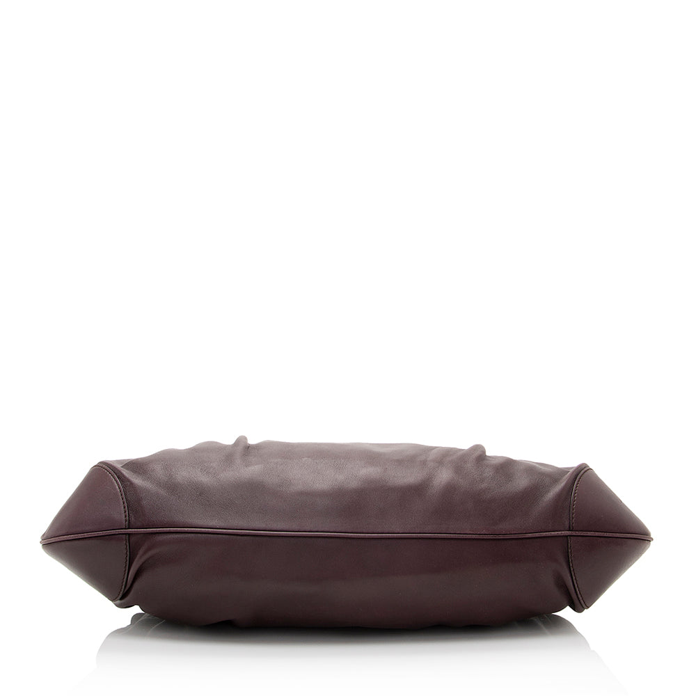 Salvatore Ferragamo Leather Marisa Satchel (SHF-22093)