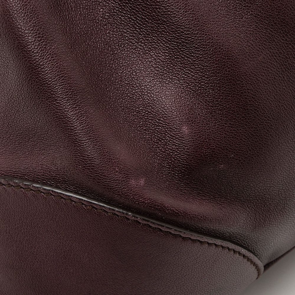 Salvatore Ferragamo Leather Marisa Satchel (SHF-22093)